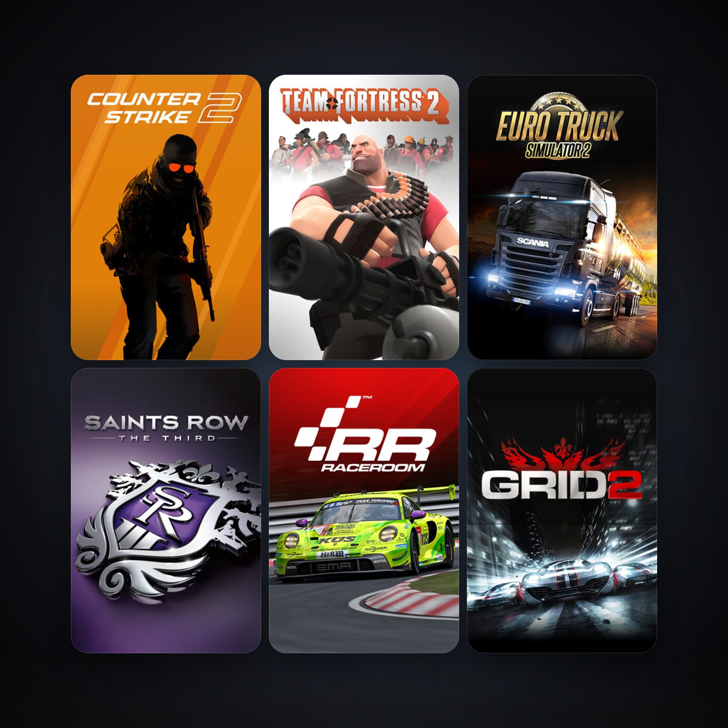 Team Fortress 2 + CS2 Prime, 11 games, clean — HabibiAccounts