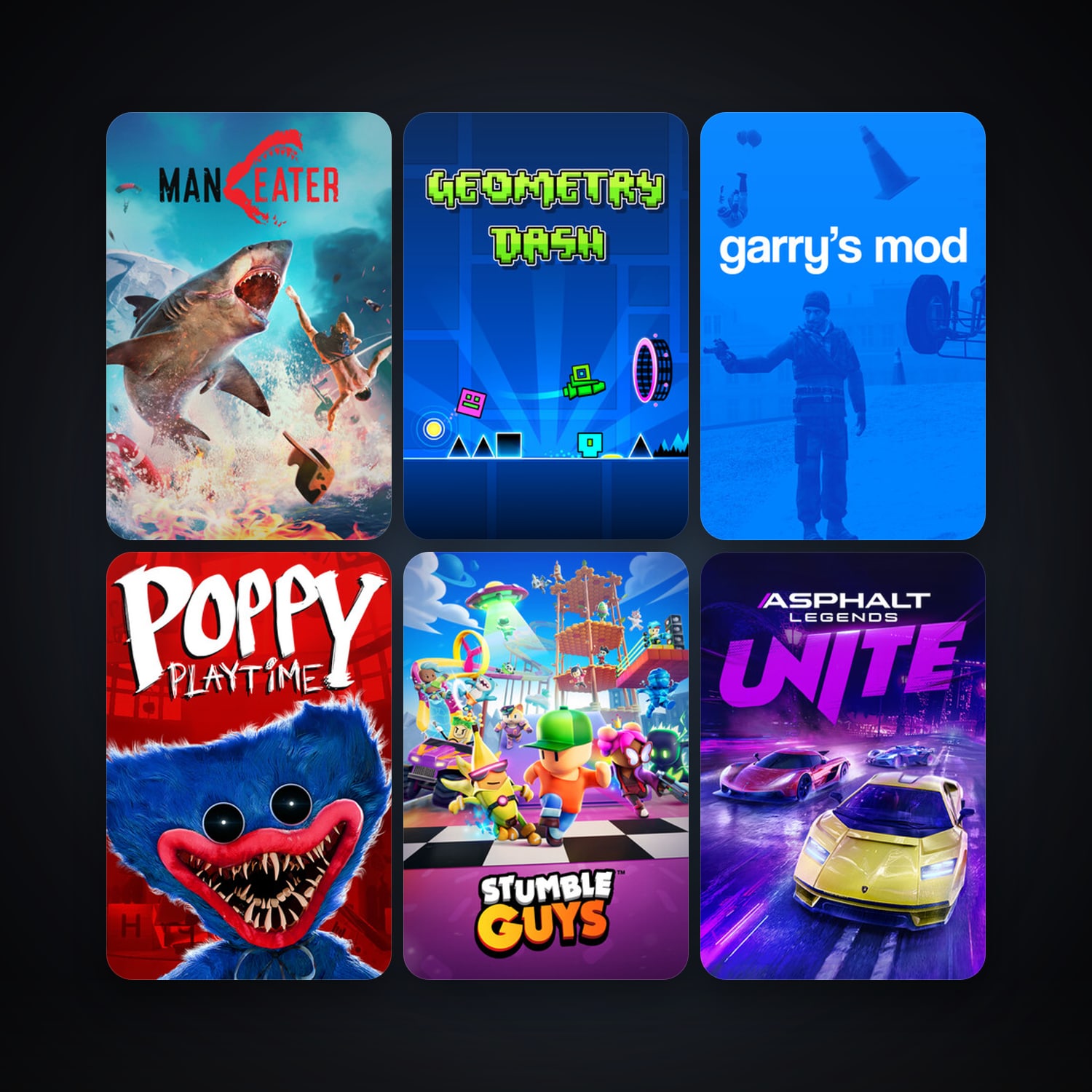 Garry's Mod + Geometry Dash, 14 games, clean — HabibiAccounts