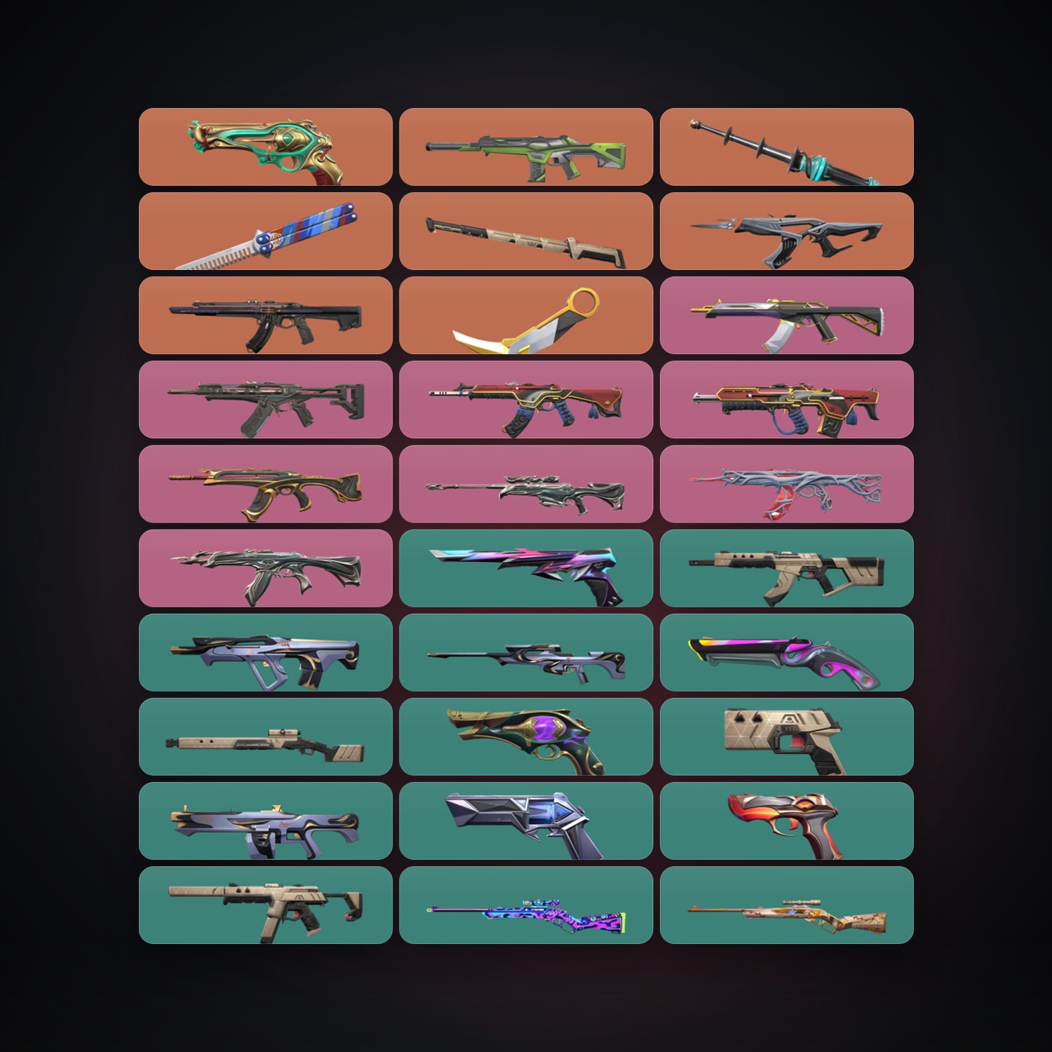 EU Diamond 1 locker — 4 knives, 48 skins, lvl 256 — HabibiAccounts