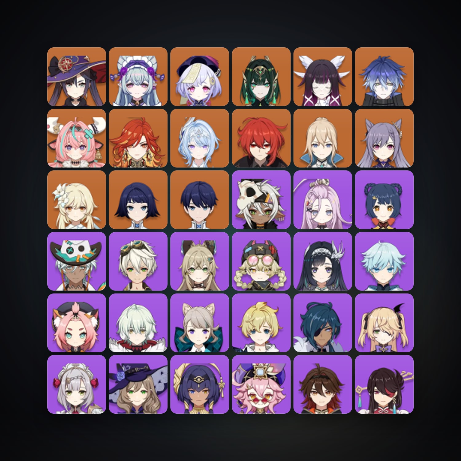 Genshin Impact | AR 56 | 51 Chars | 12× 5★ — Genshin / miHoYo Account — HabibiAccounts