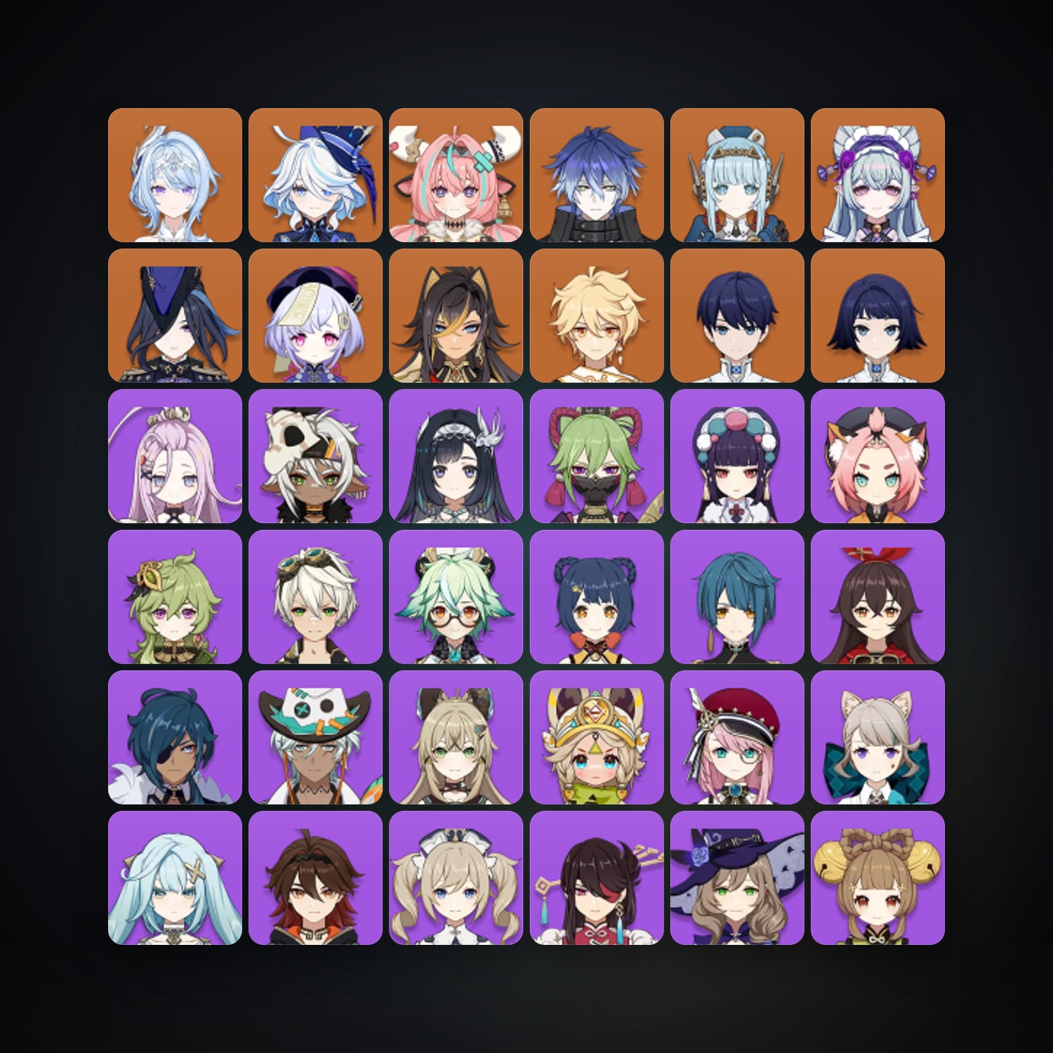 جينشن إمباكت | AR 56 | 46 شخصية | 9× 5★ — HabibiAccounts