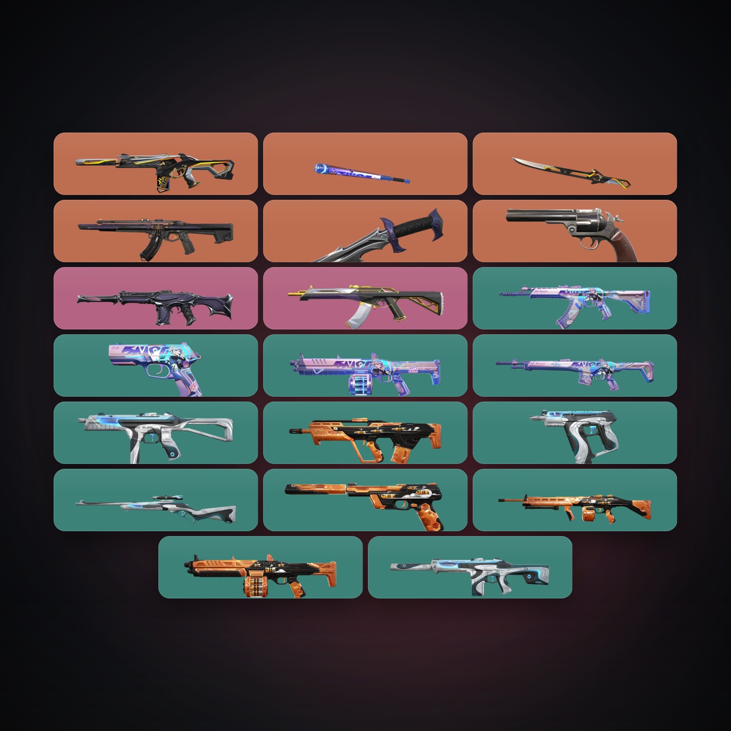 BR Silver 1 locker — 3 knives, 20 skins, lvl 59 — HabibiAccounts