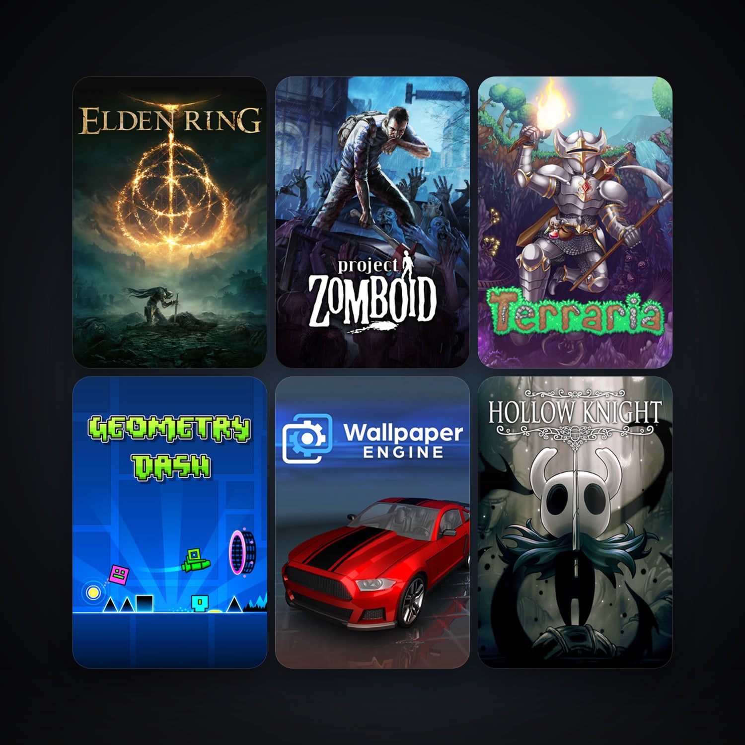 Terraria + Project Zomboid, 31 games, clean — HabibiAccounts