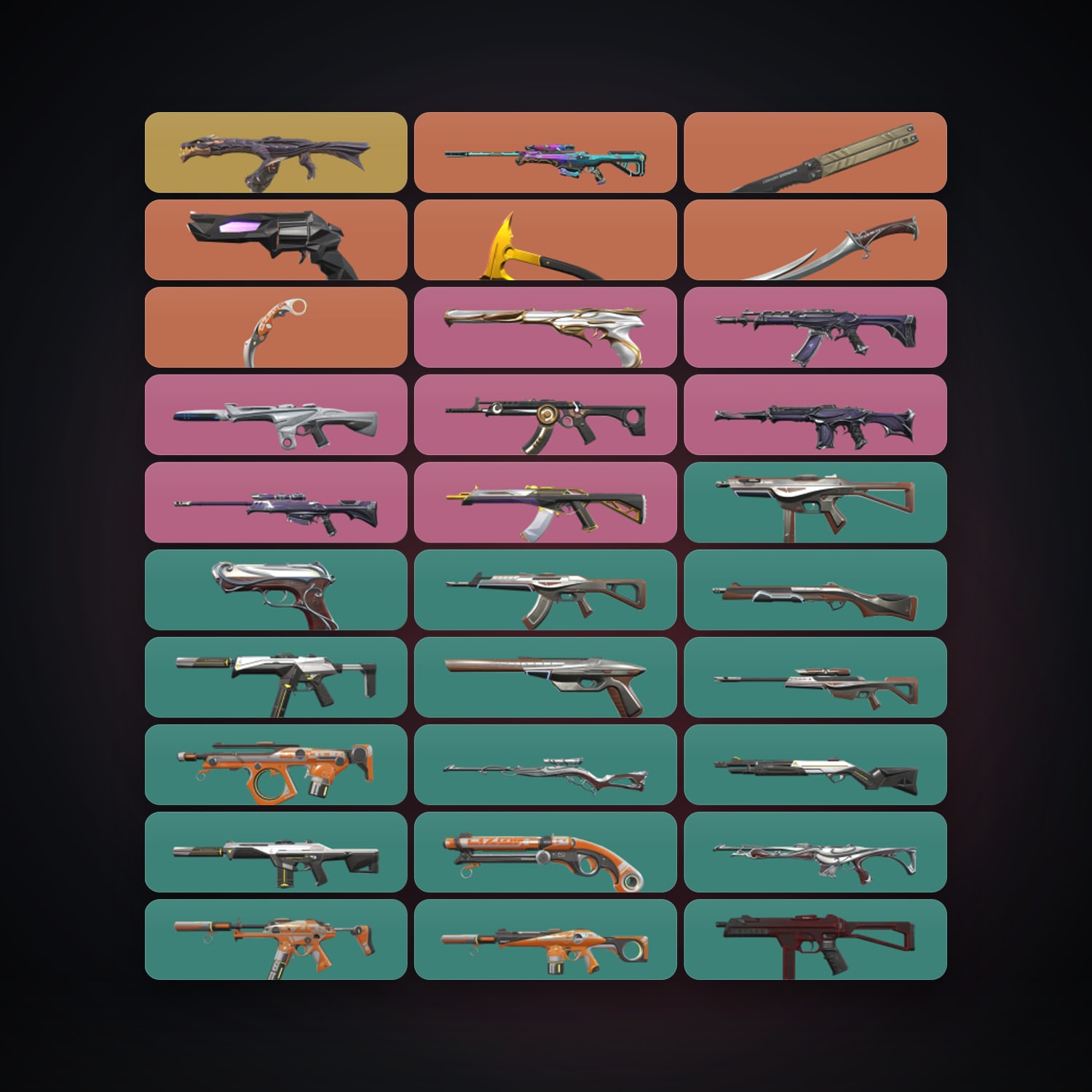 EU Plat 2 locker — 4 knives, 77 skins, lvl 234 — HabibiAccounts