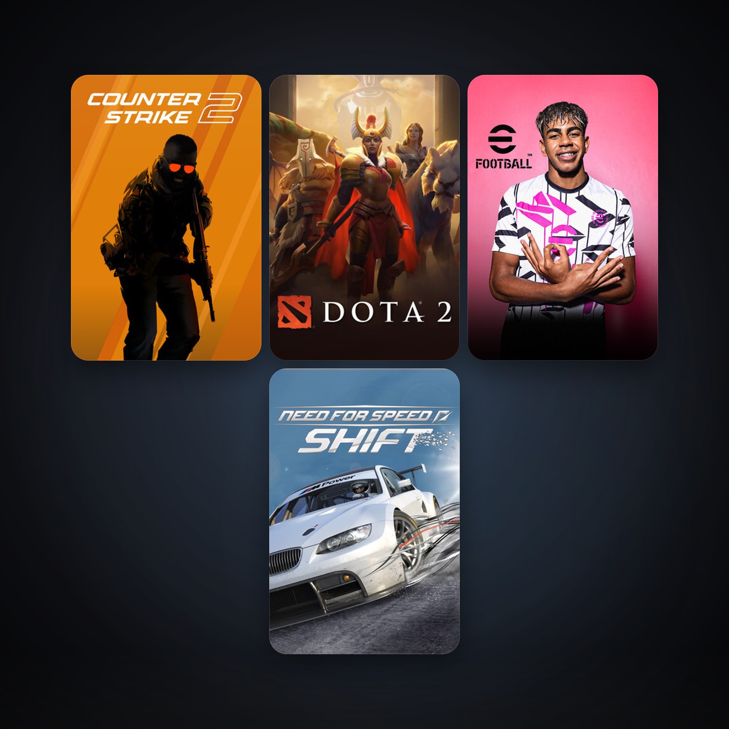 Dota 2 + CS2 Prime, 8 games, clean — HabibiAccounts