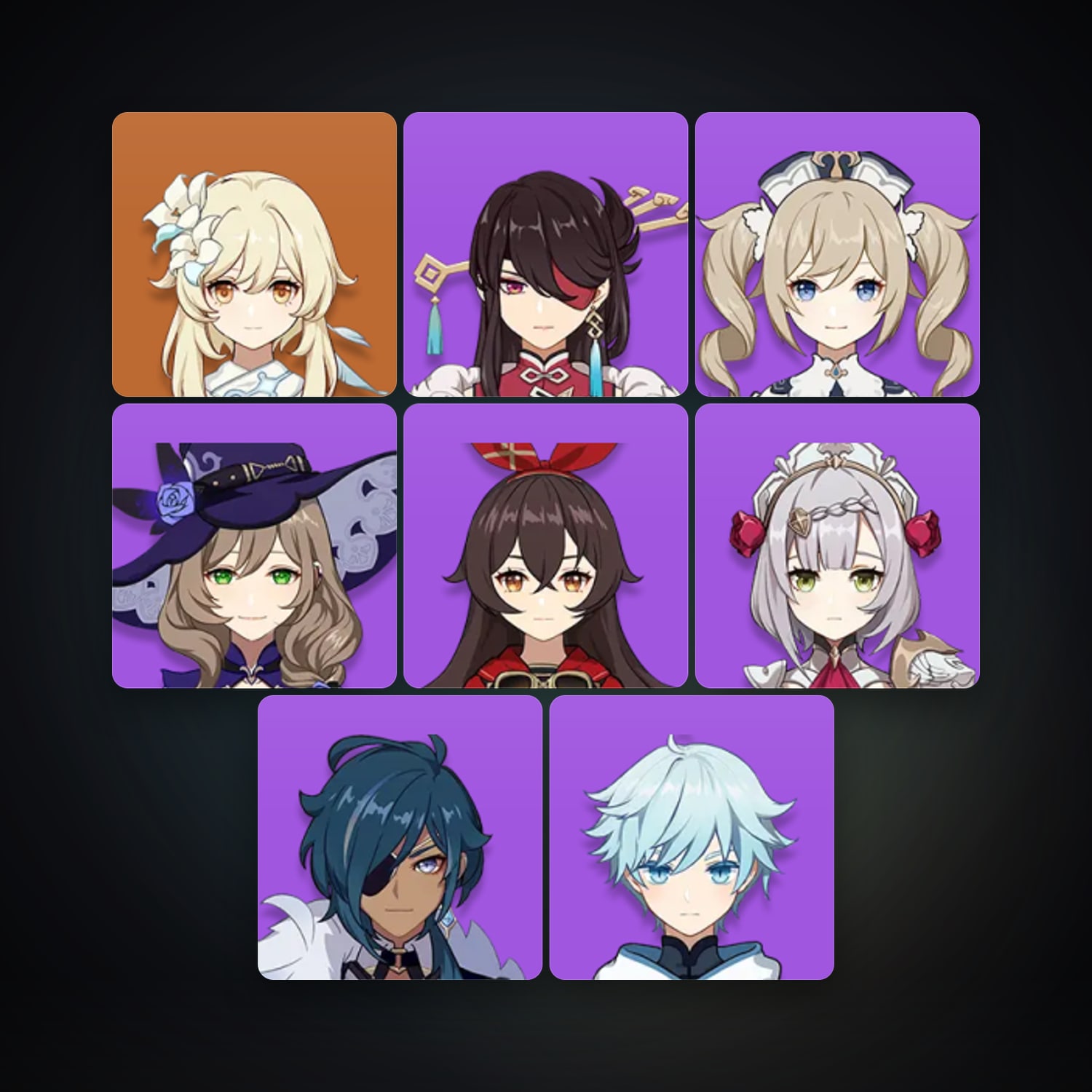 Genshin Impact | AR 10 | 8 Chars — HabibiAccounts