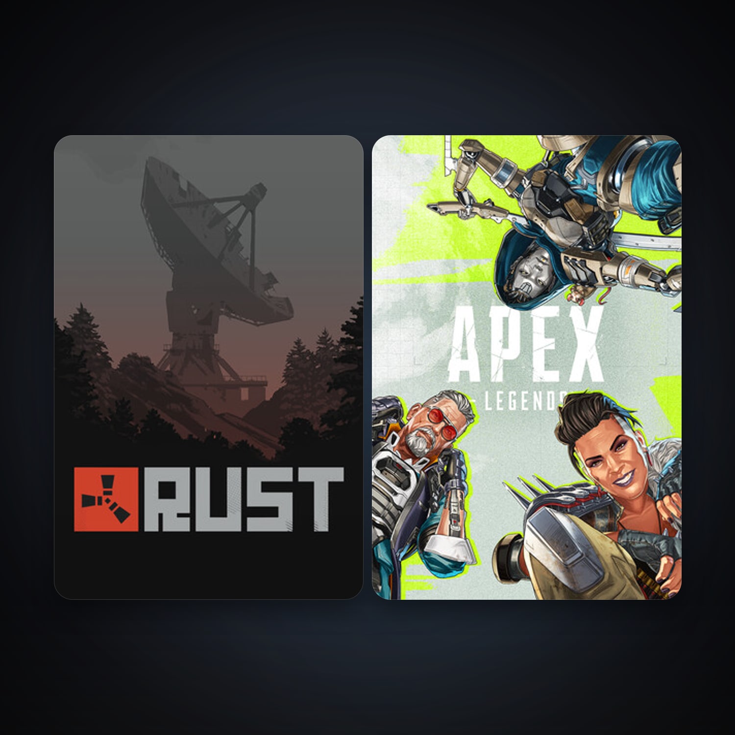 Rust + Apex Legends, 3 games, clean — HabibiAccounts