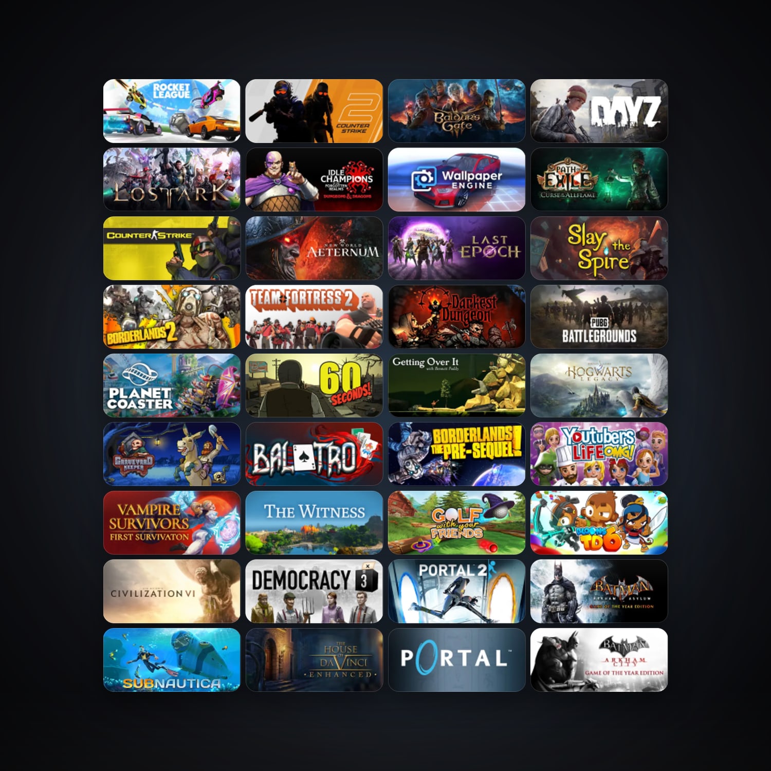 Steam 188 games, Steam 15, clean — HabibiAccounts