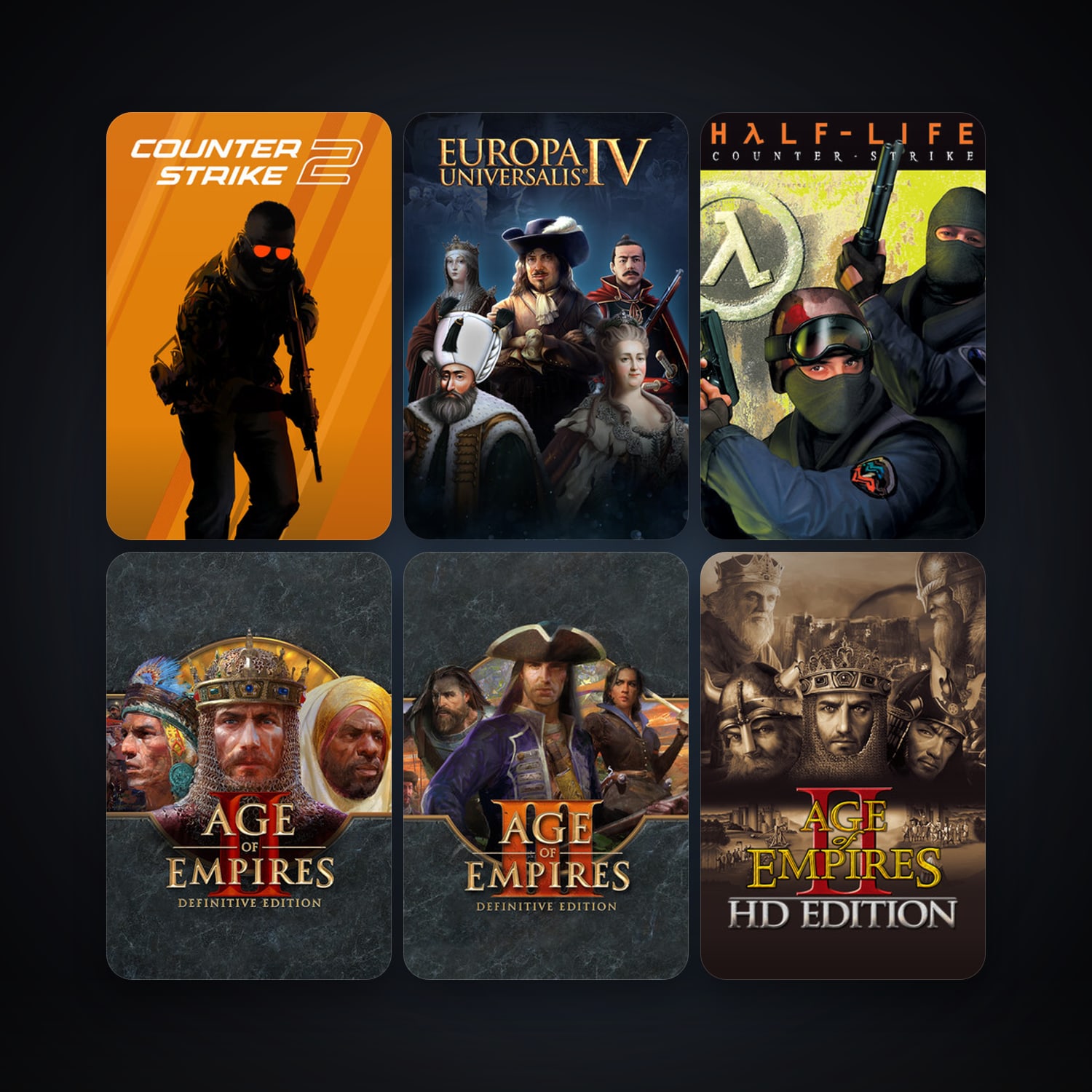 Counter-Strike + CS2 Prime, 55 games, Steam 15, clean — HabibiAccounts