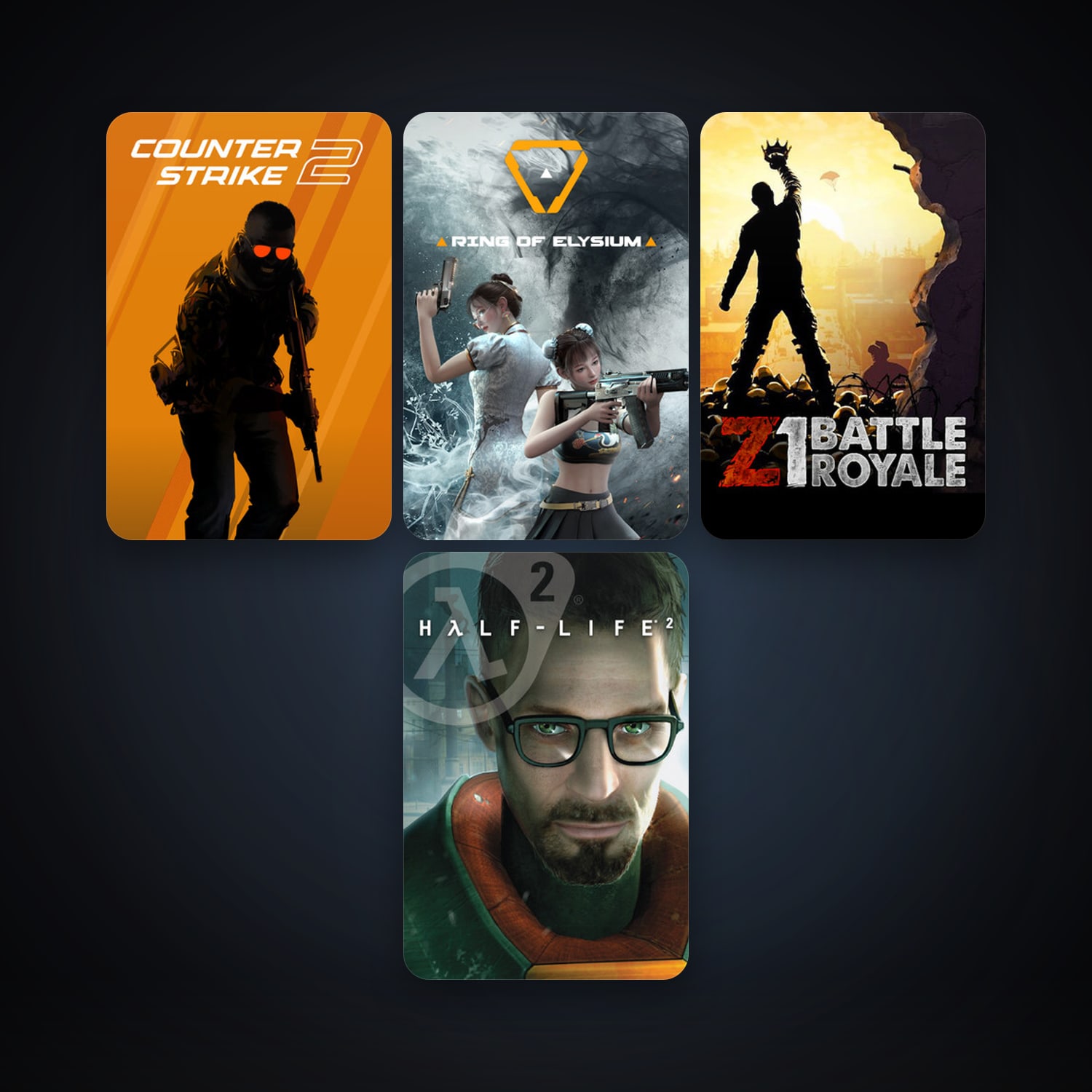 Half-Life 2 + Half-Life 2: Deathmatch, 7 games, clean — HabibiAccounts