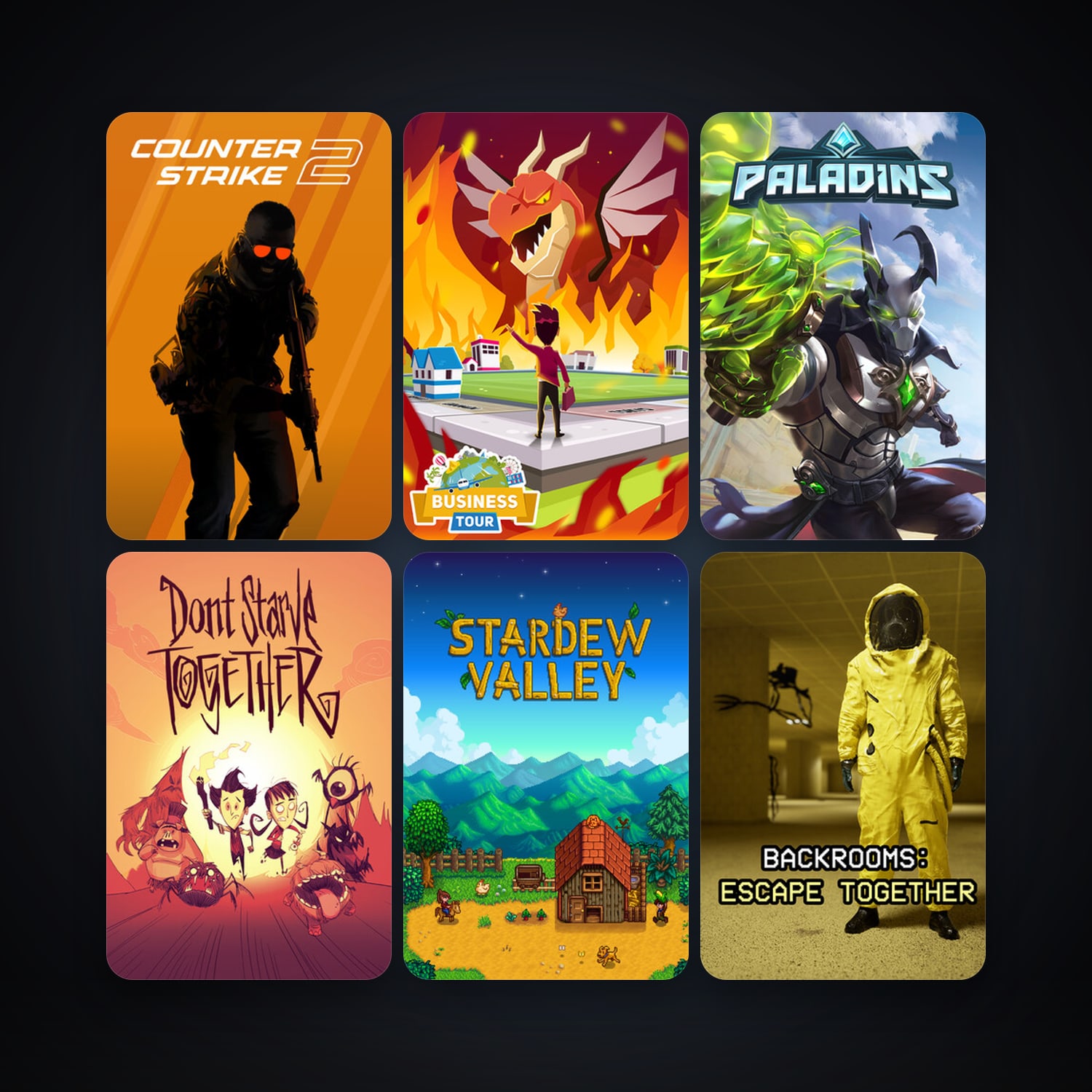 CS2 Prime + Don't Starve Together, 23 games, clean — HabibiAccounts