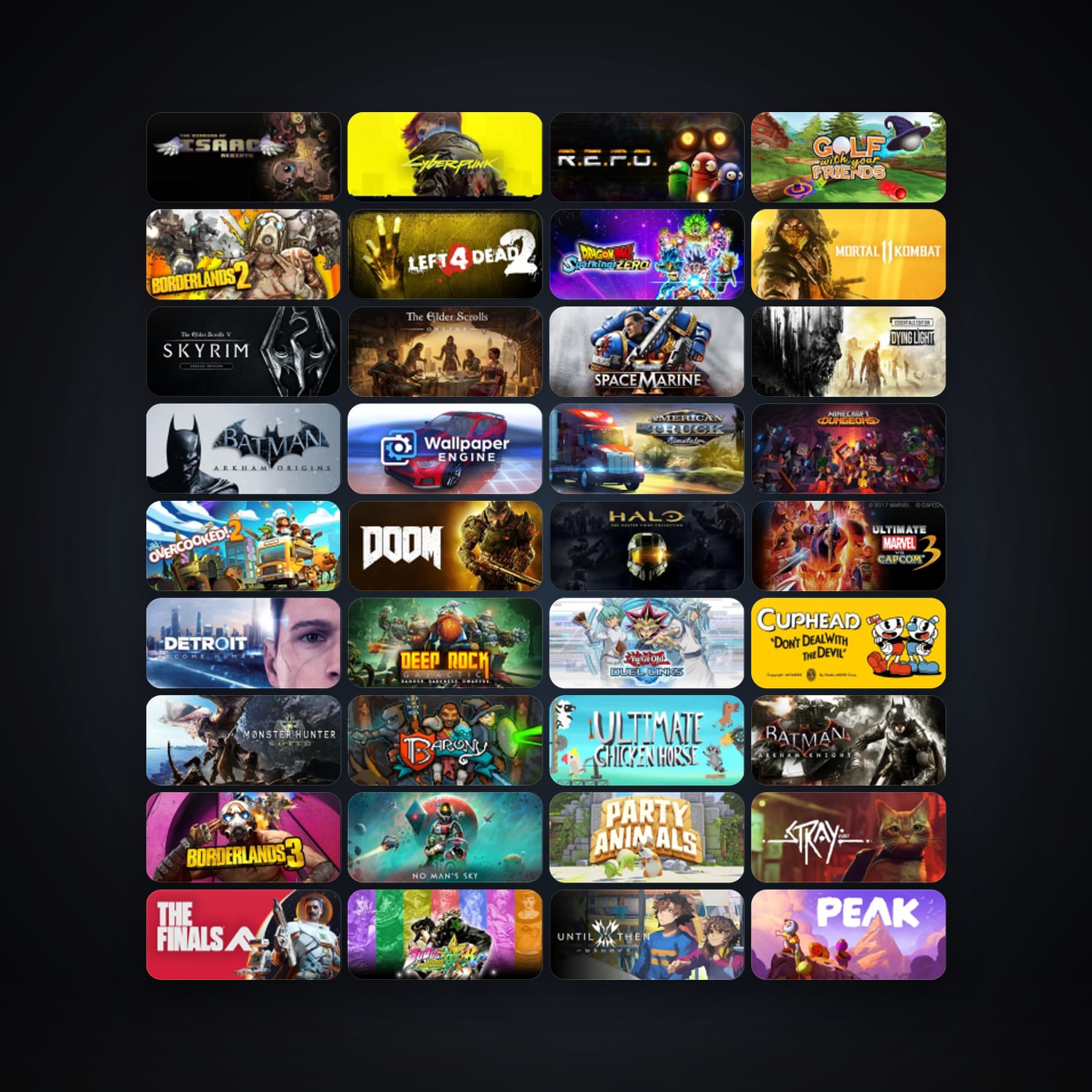 Steam 231 games, Steam 11, clean — HabibiAccounts