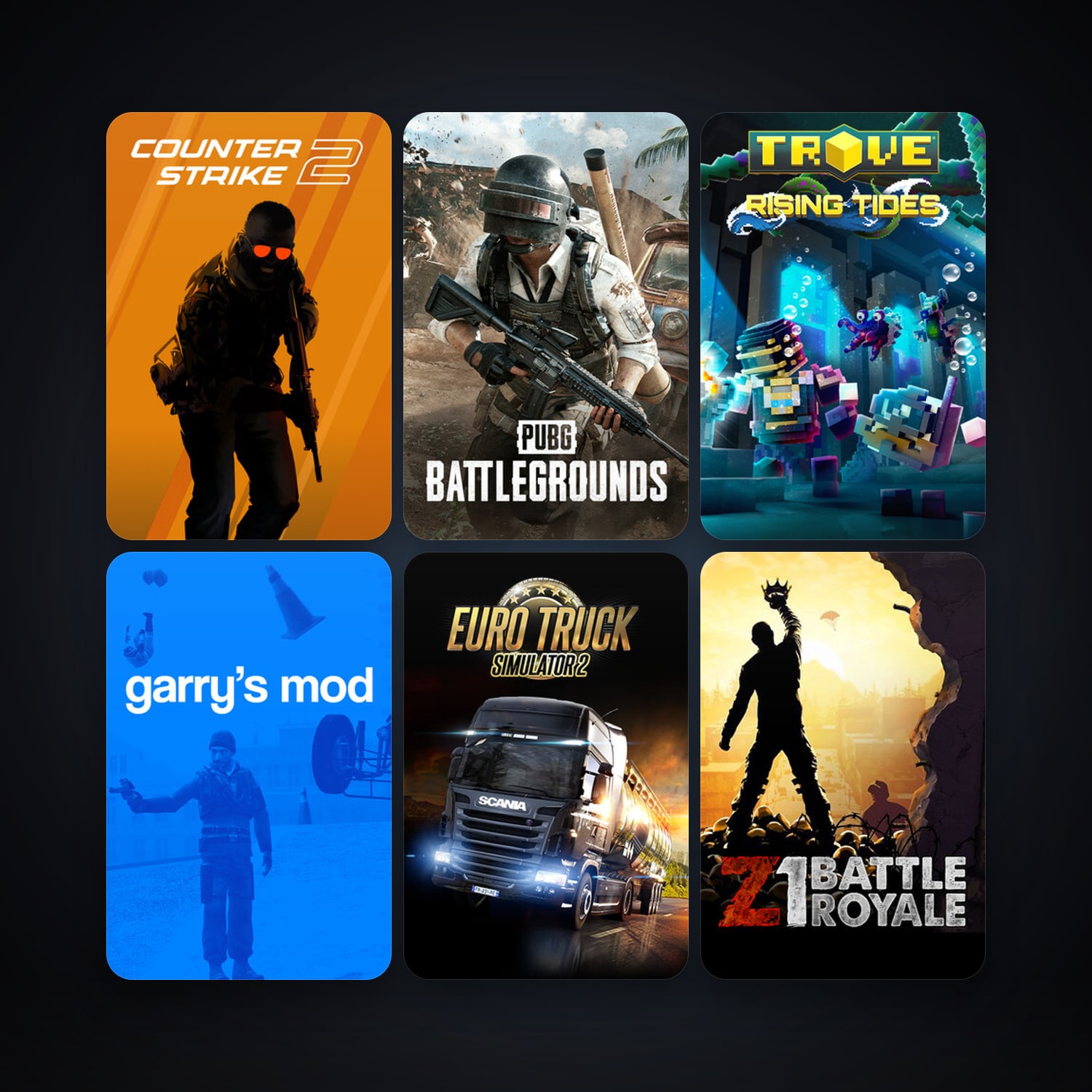 CS2 Prime + Garry's Mod, 20 games, clean · 262909522 — HabibiAccounts
