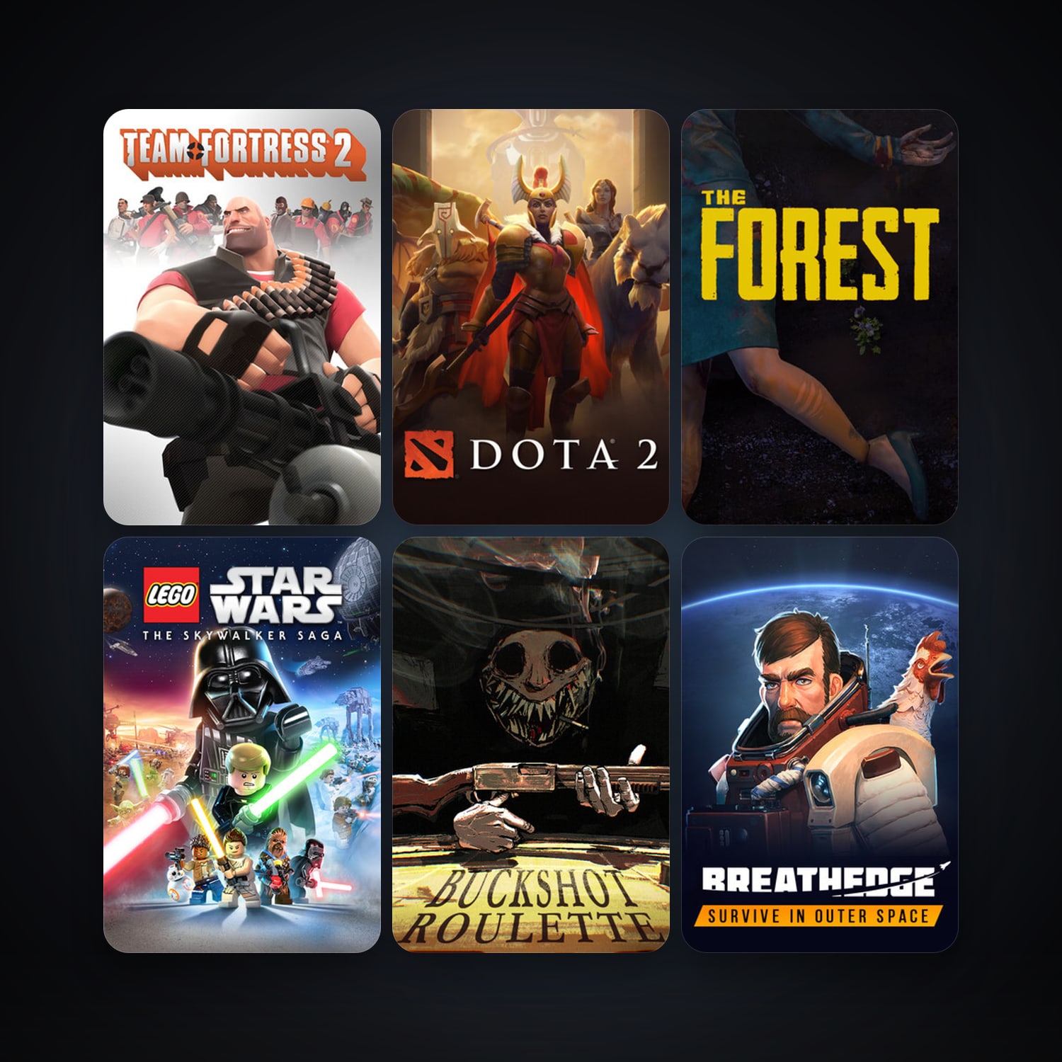 Team Fortress 2 + Dota 2, 8 games, clean — HabibiAccounts