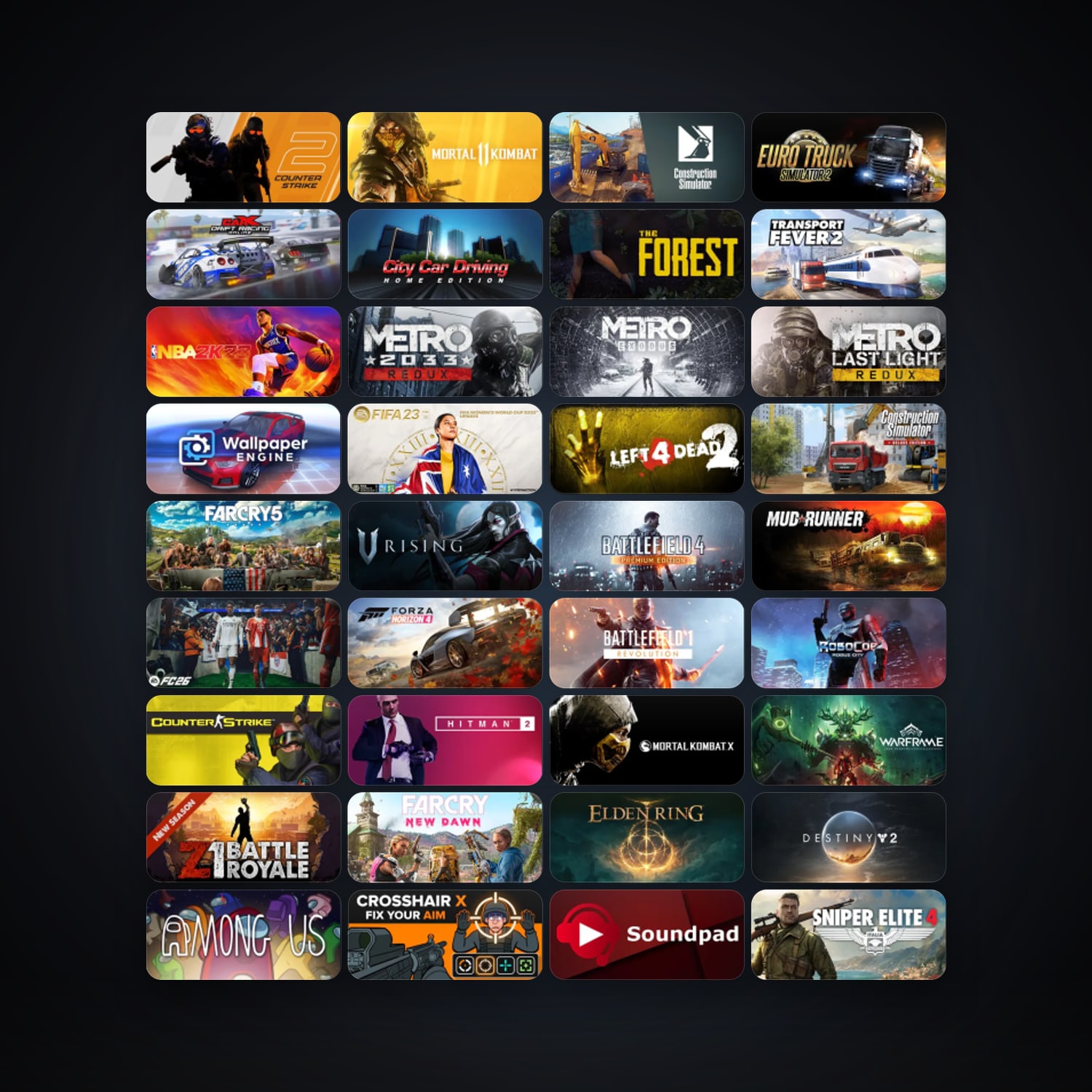 Counter-Strike + Left 4 Dead 2, 283 games, Steam 118, clean — HabibiAccounts