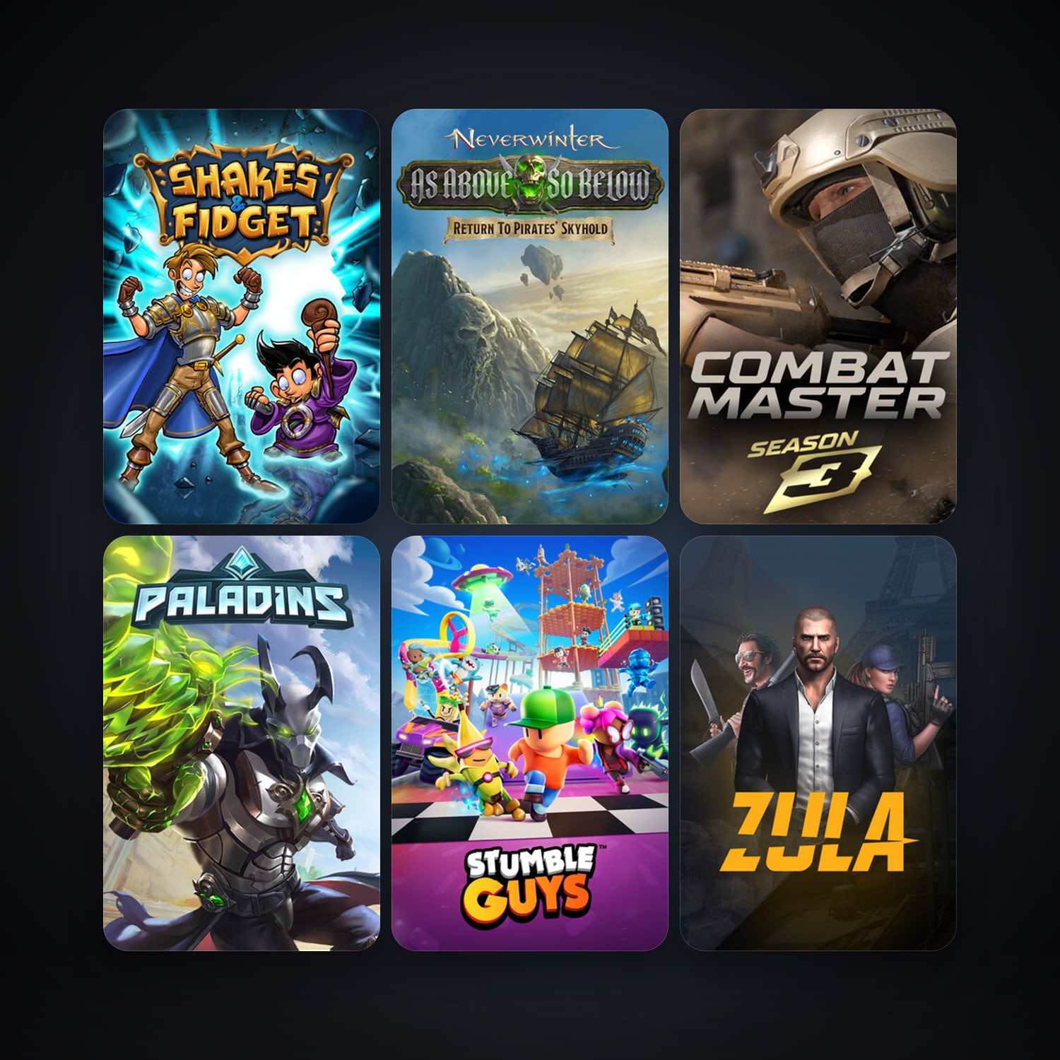 Neverwinter + Realm of the Mad God, 44 games, clean — HabibiAccounts