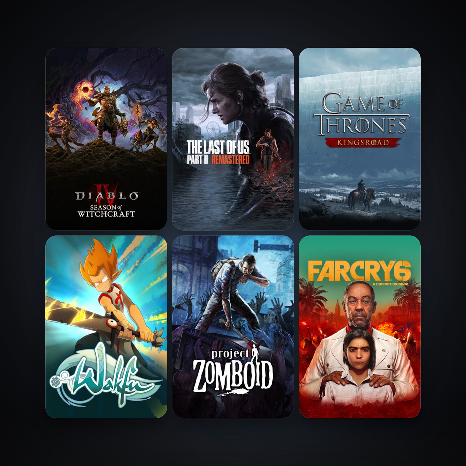 Project Zomboid + WAKFU, 12 games, clean — HabibiAccounts