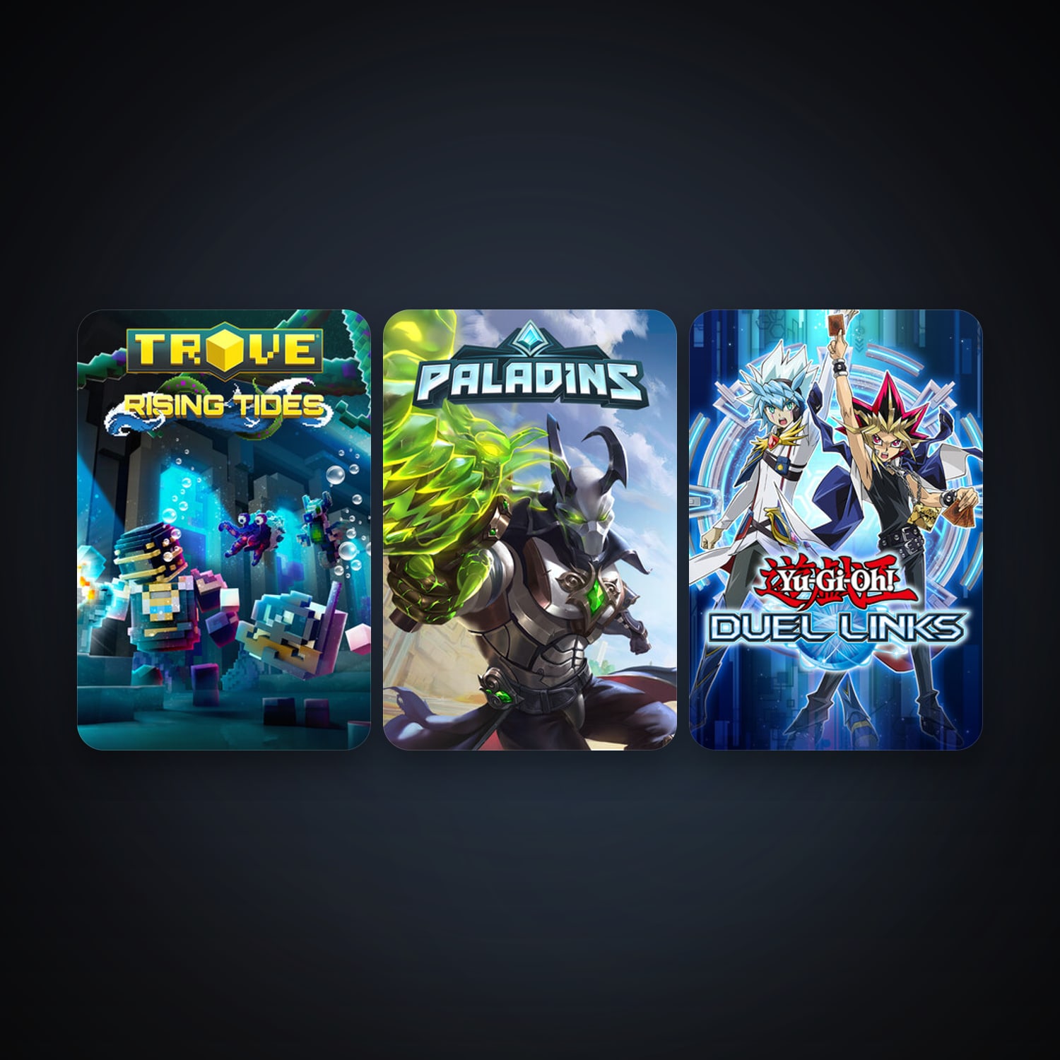 Trove + Paladins, 7 games, clean — HabibiAccounts