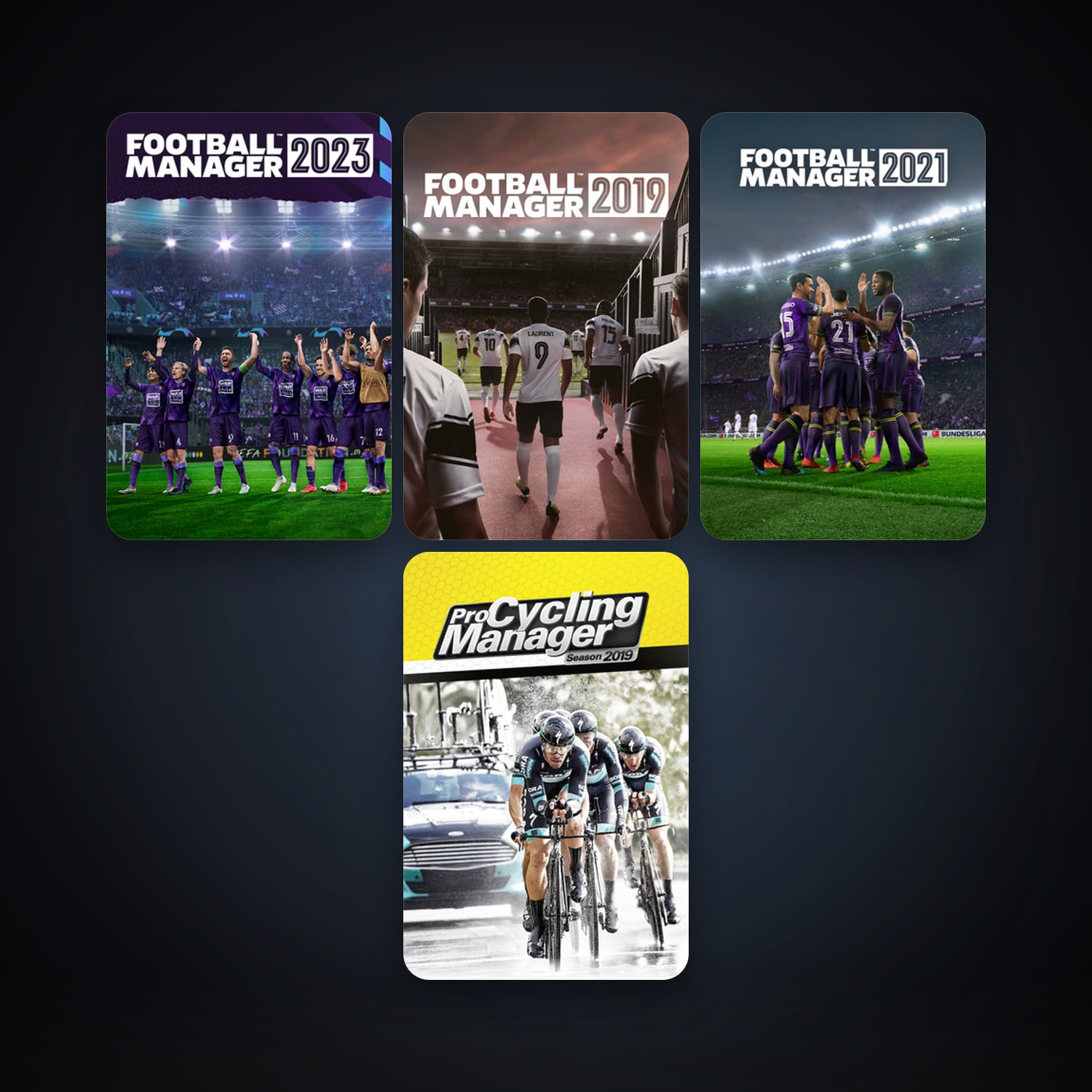 Football Manager 2019 + Football Manager 2019 Touch, 7 games, clean — HabibiAccounts