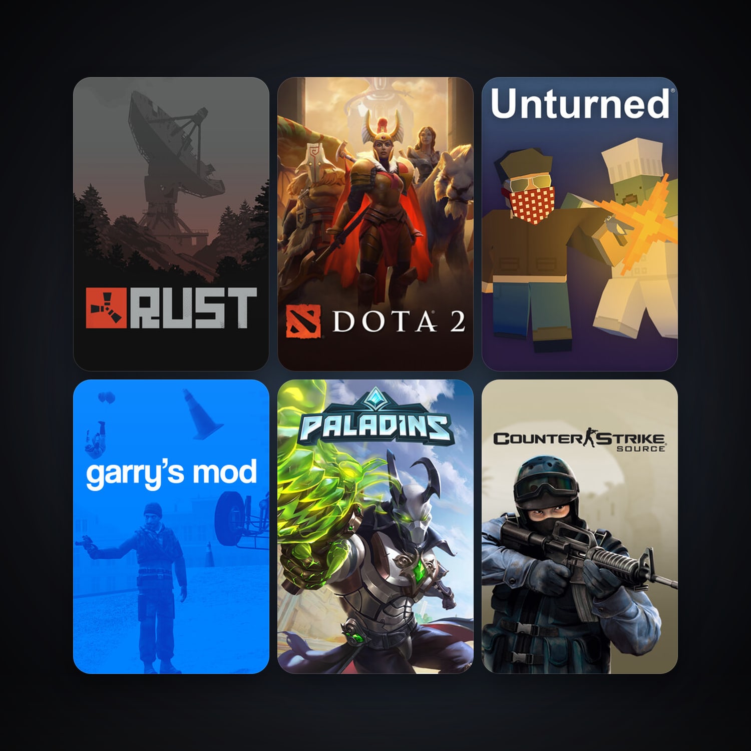 Counter-Strike: Source + Dota 2, 18 games, clean — HabibiAccounts