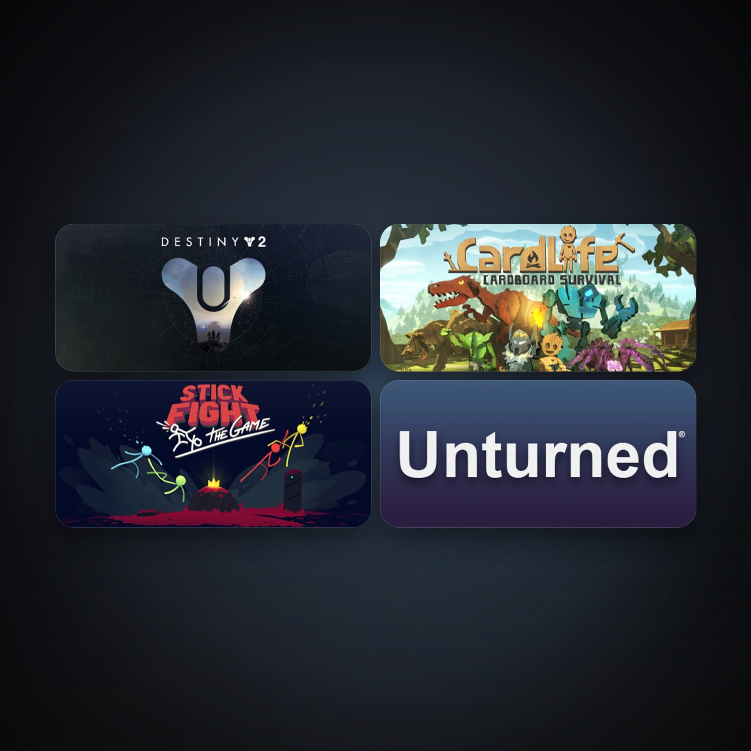 Unturned + VRChat, 6 games, clean — HabibiAccounts