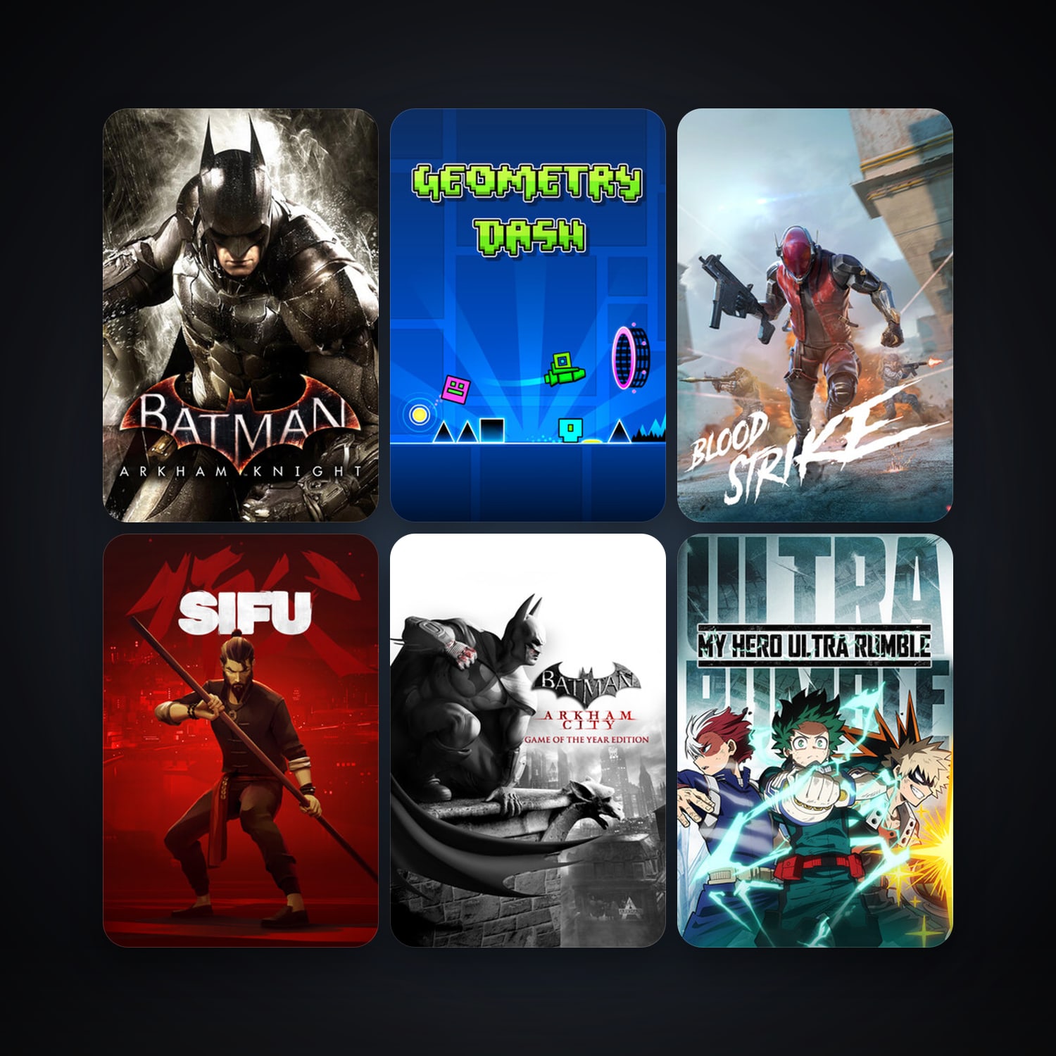 Batman: Arkham City - Game of the Year Edition + Batman: Arkham Knight, 12 games, clean — HabibiAccounts