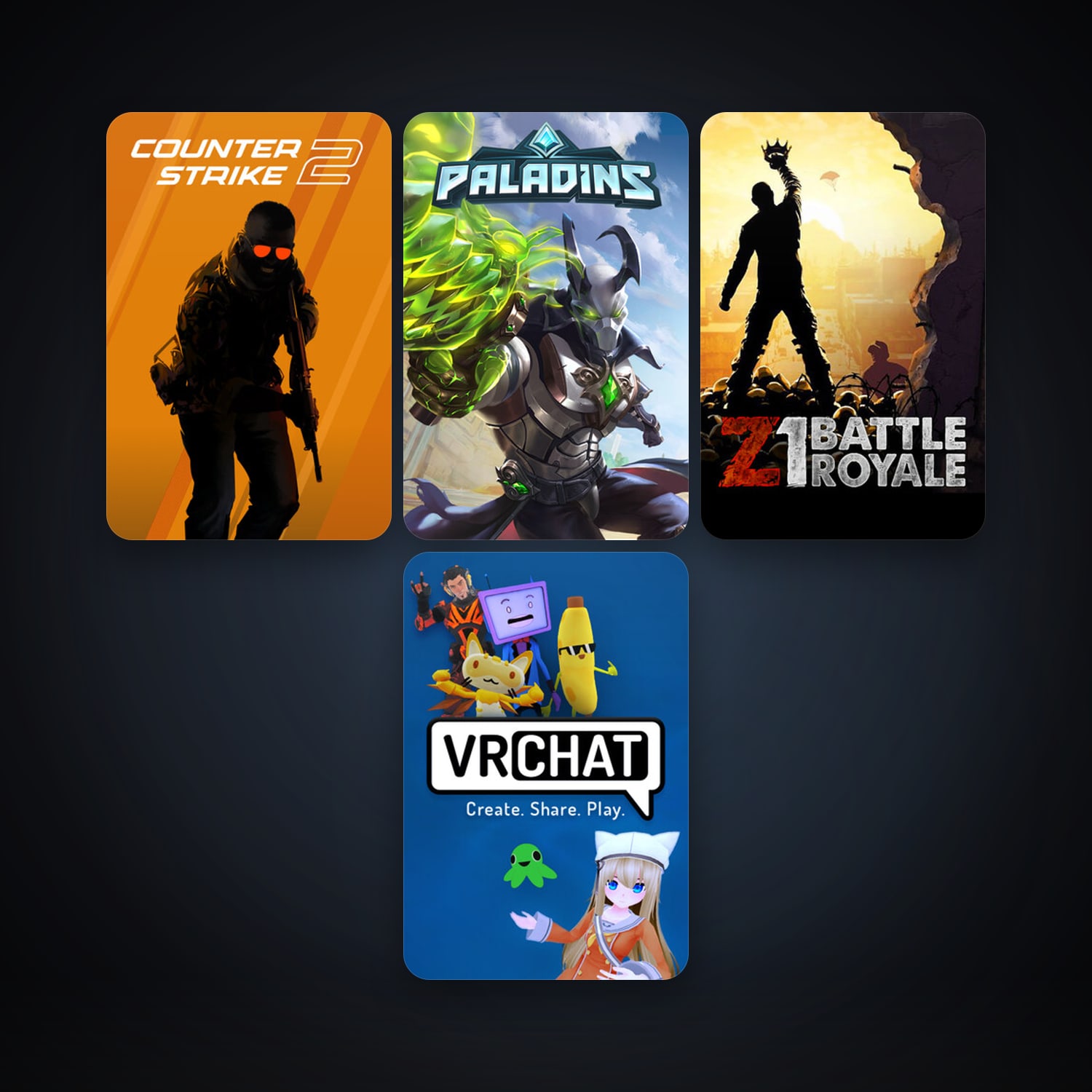 CS2 Prime + Z1 Battle Royale, 8 games, clean — HabibiAccounts