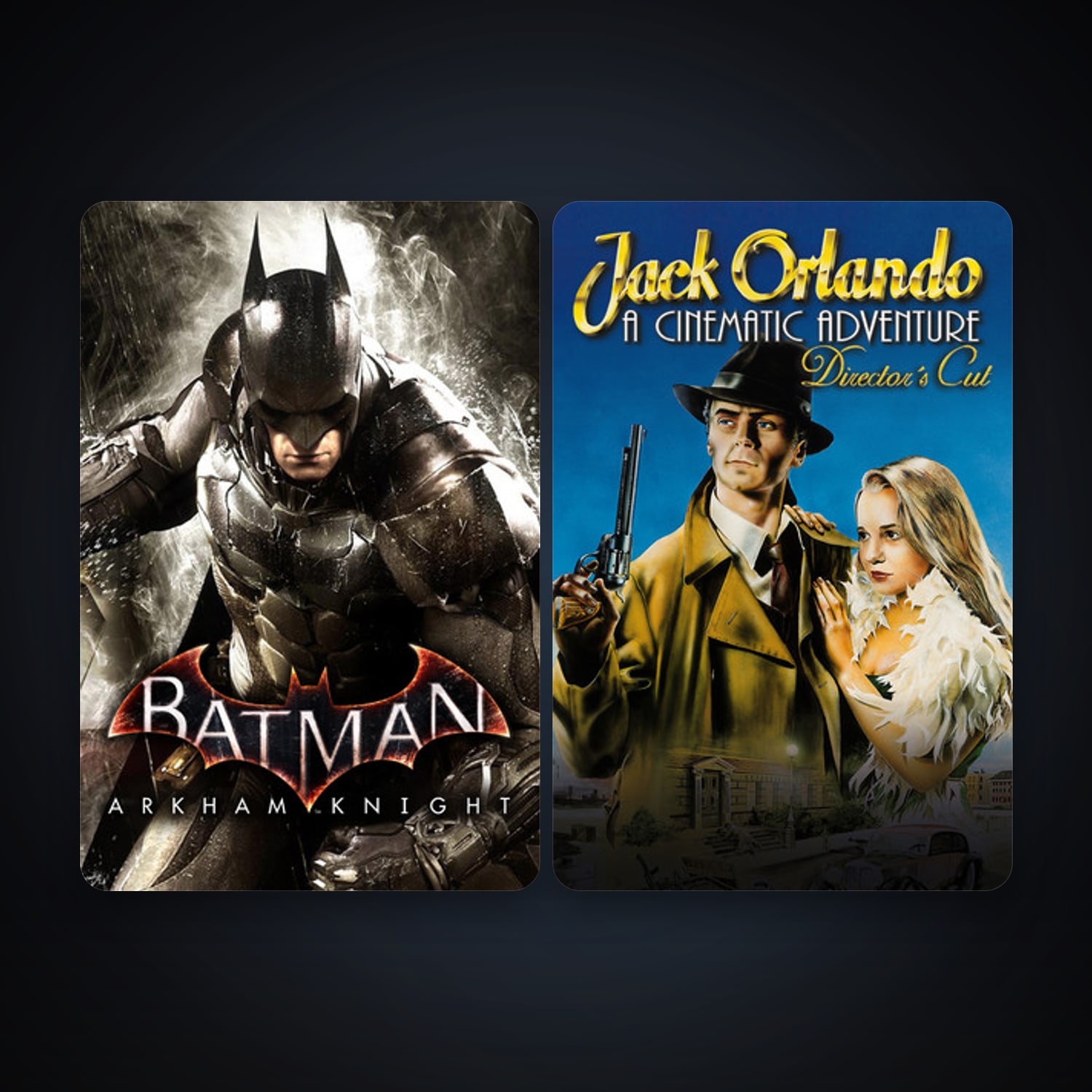Batman: Arkham Knight + Jack Orlando: Director's Cut, 2 games, clean — HabibiAccounts