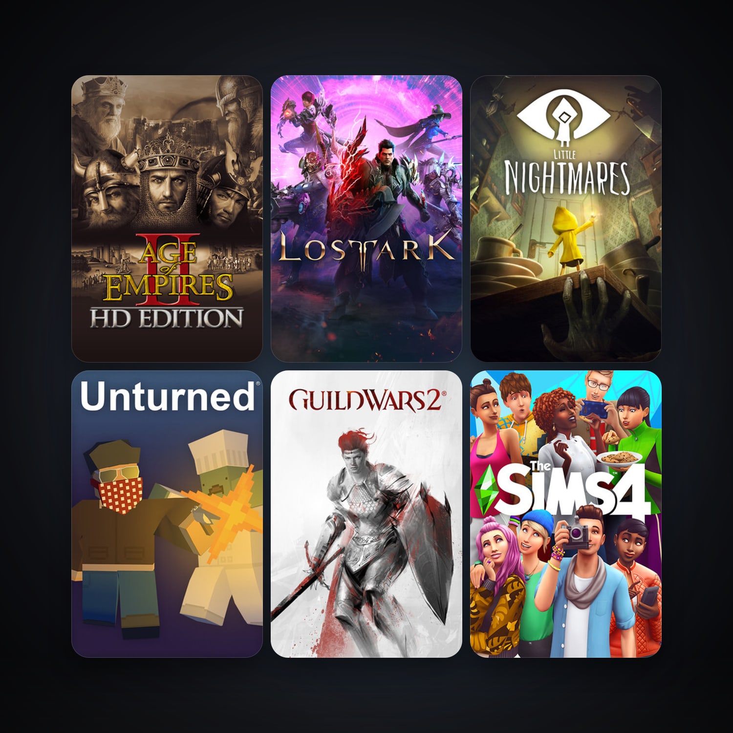 Borderlands 2 + Age of Empires II, 18 games, clean — HabibiAccounts