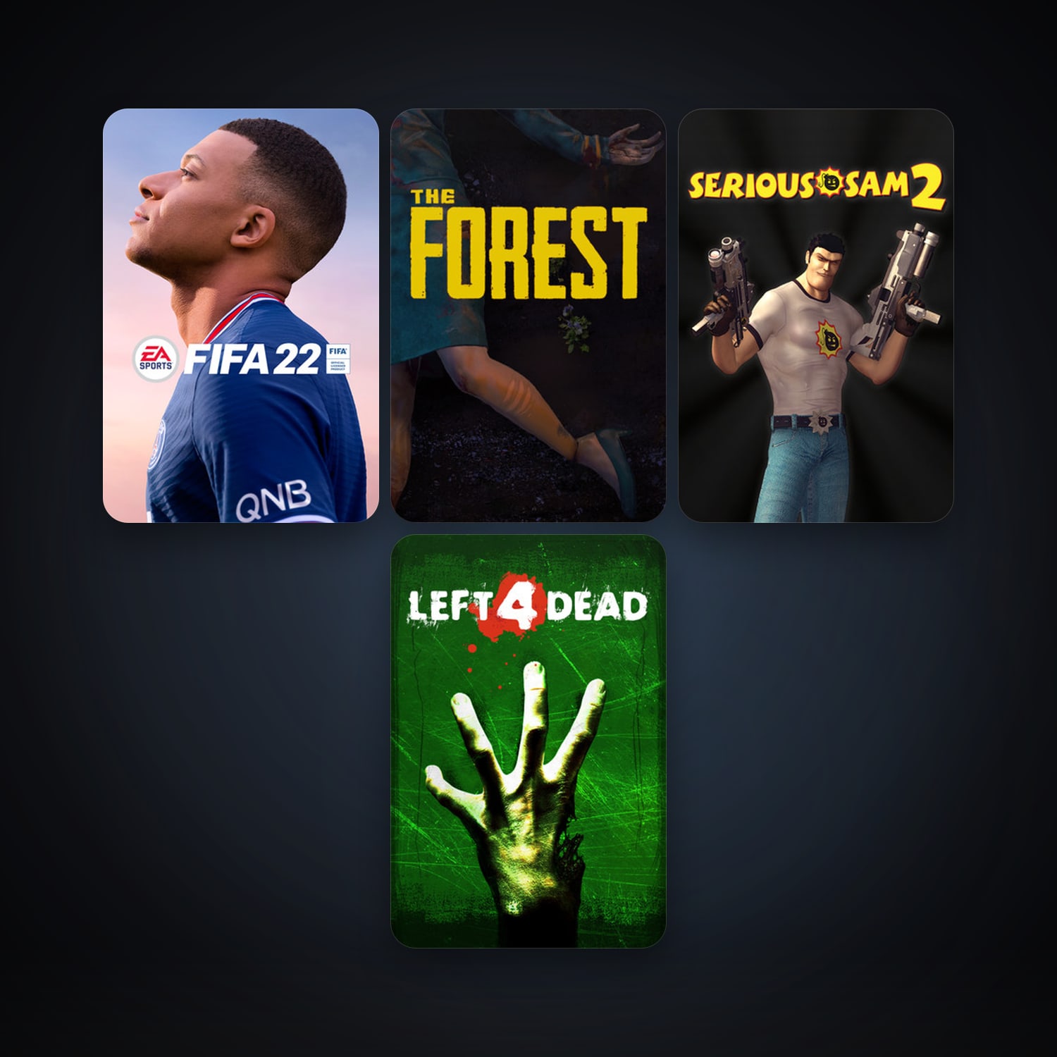Left 4 Dead + Left 4 Dead 2, 8 games, clean — HabibiAccounts