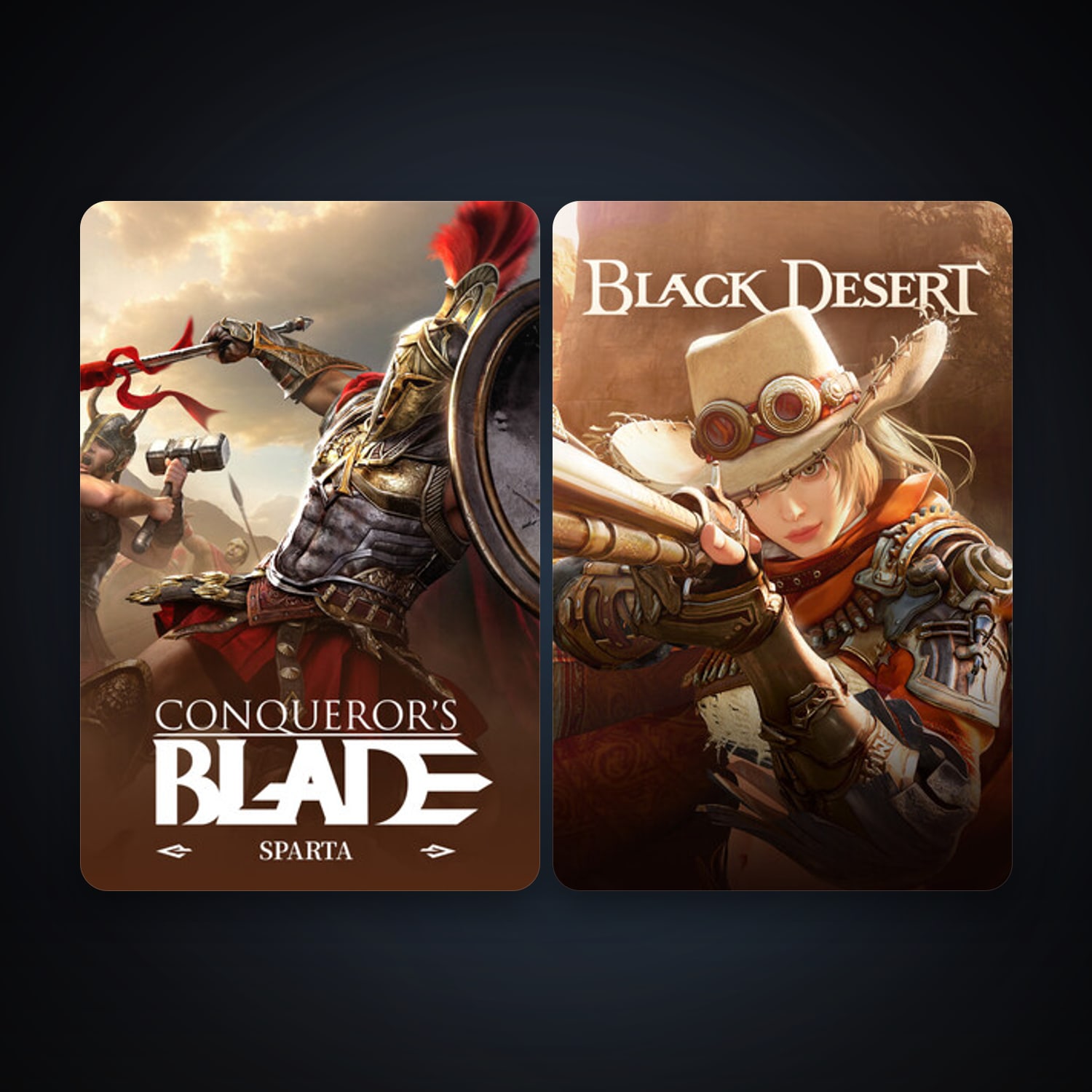 Black Desert Online + Conqueror's Blade (2020), 4 games, clean — HabibiAccounts