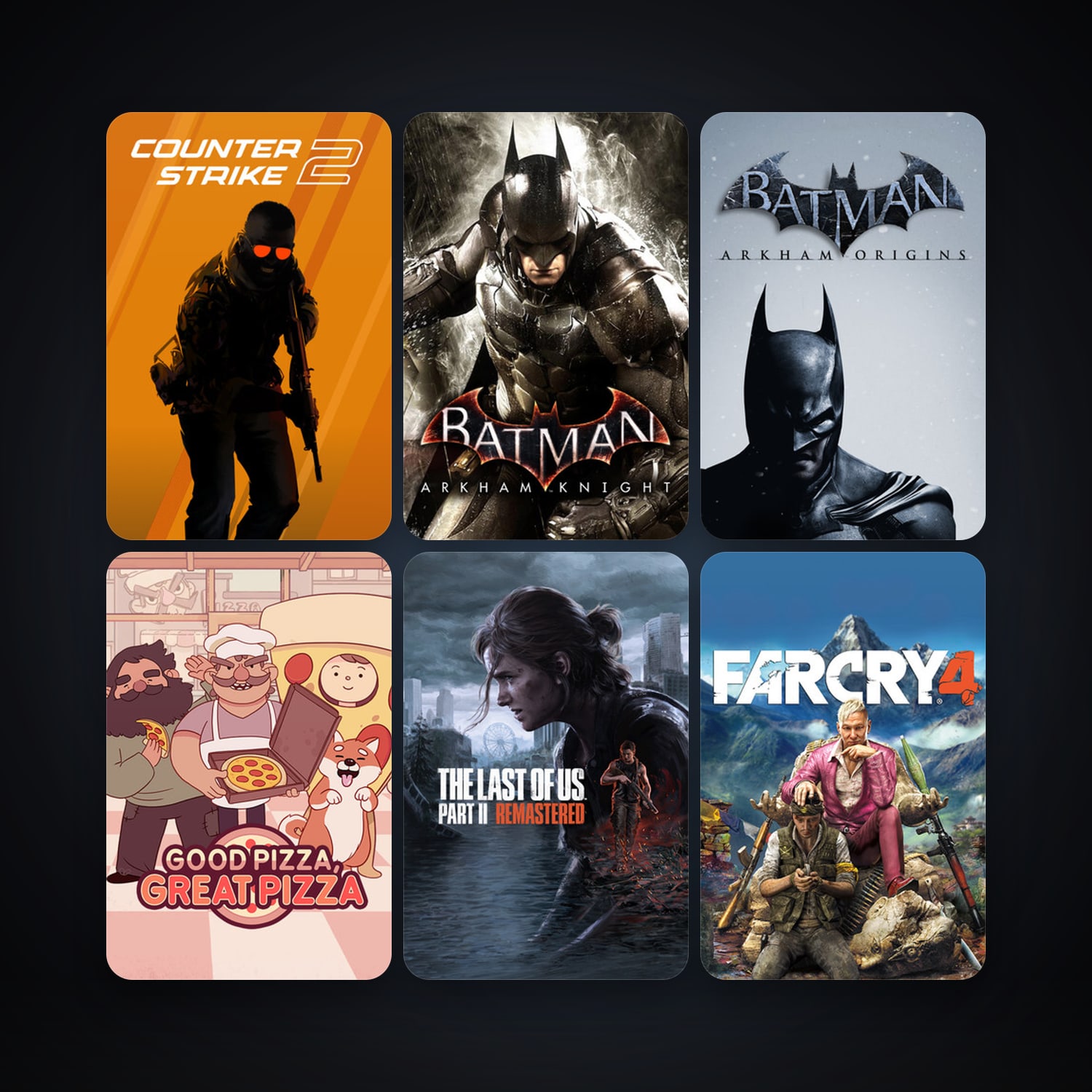CS2 Prime + Batman: Arkham Knight, 79 games, Steam 11, clean — HabibiAccounts