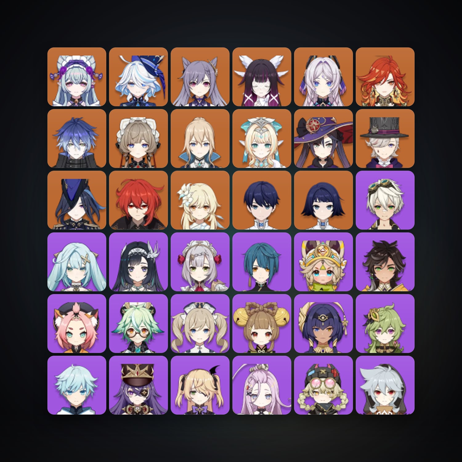 Genshin Impact | AR 56 | 59 Chars | 14× 5★ — Genshin / miHoYo Account — HabibiAccounts