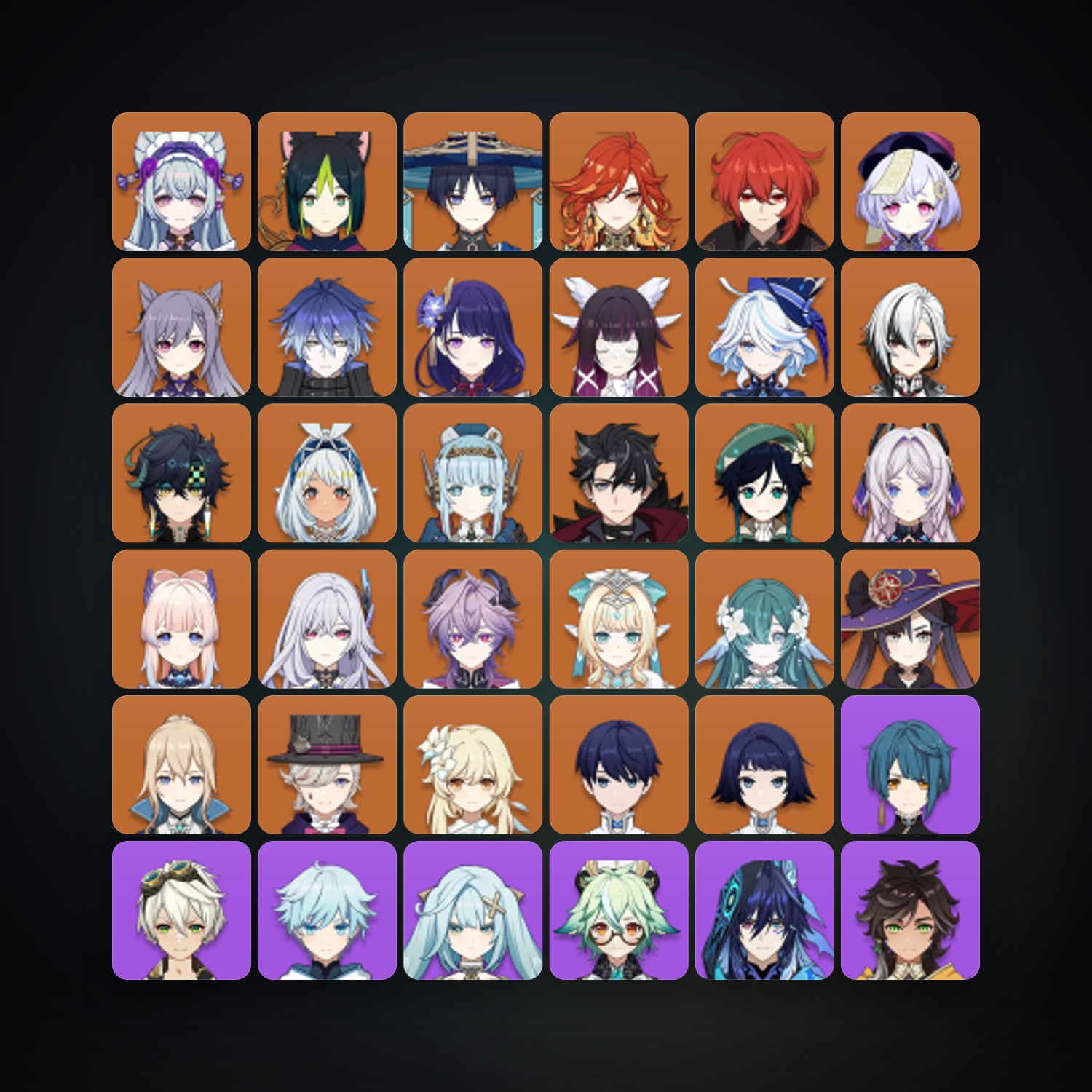 Genshin Impact | AR 58 | 76 Chars | 26× 5★ — Genshin / miHoYo Account — HabibiAccounts