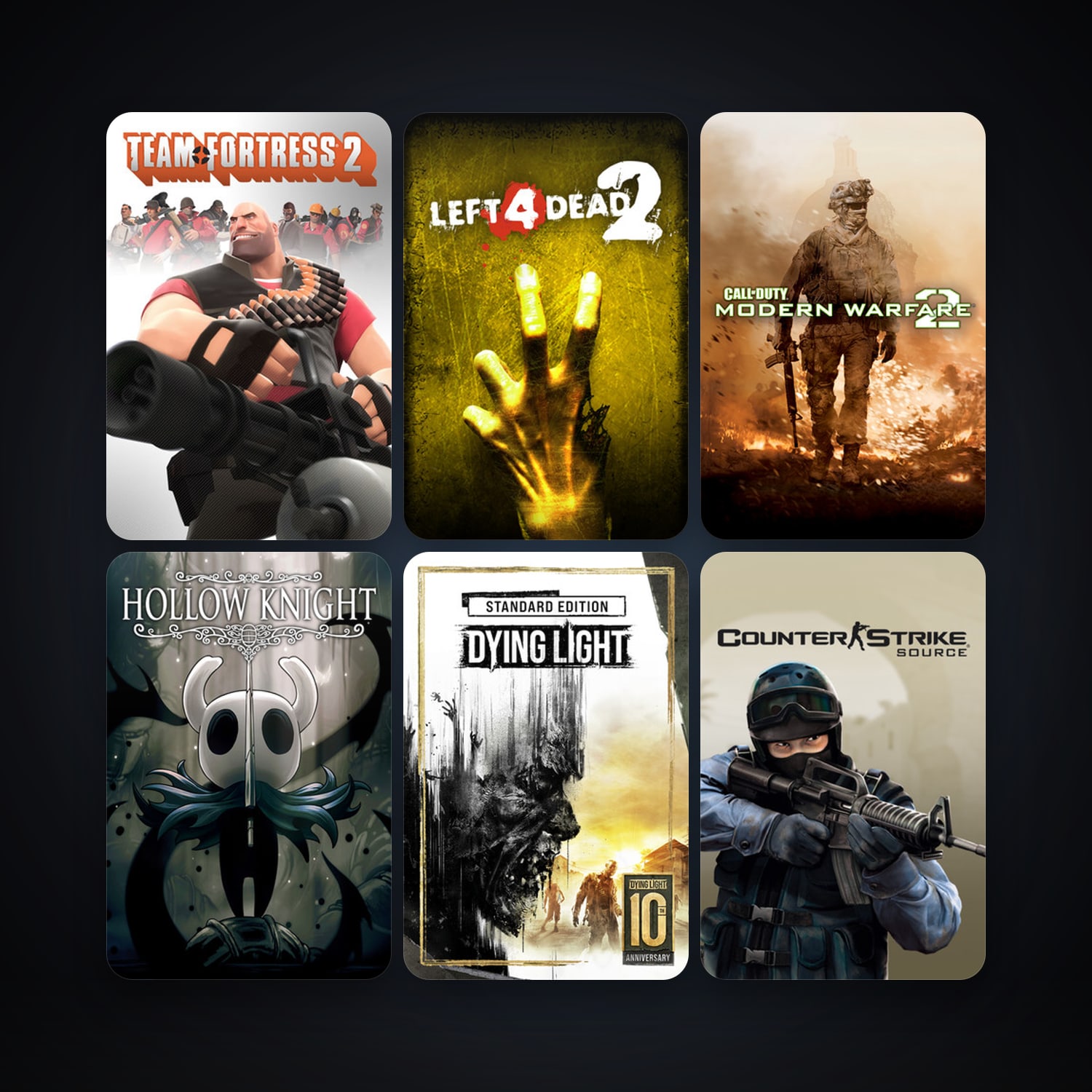 Half-Life 2 + Counter-Strike: Source, 89 games, clean — HabibiAccounts