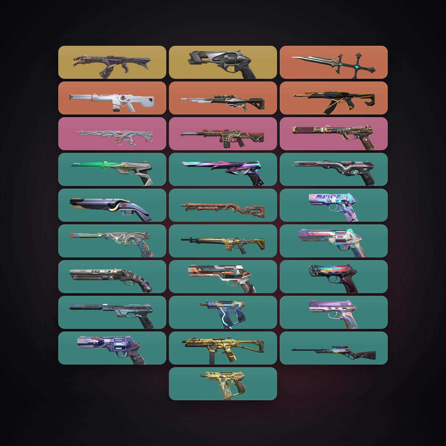 EU Gold 2 locker — 1 knives, 28 skins, lvl 237 — HabibiAccounts
