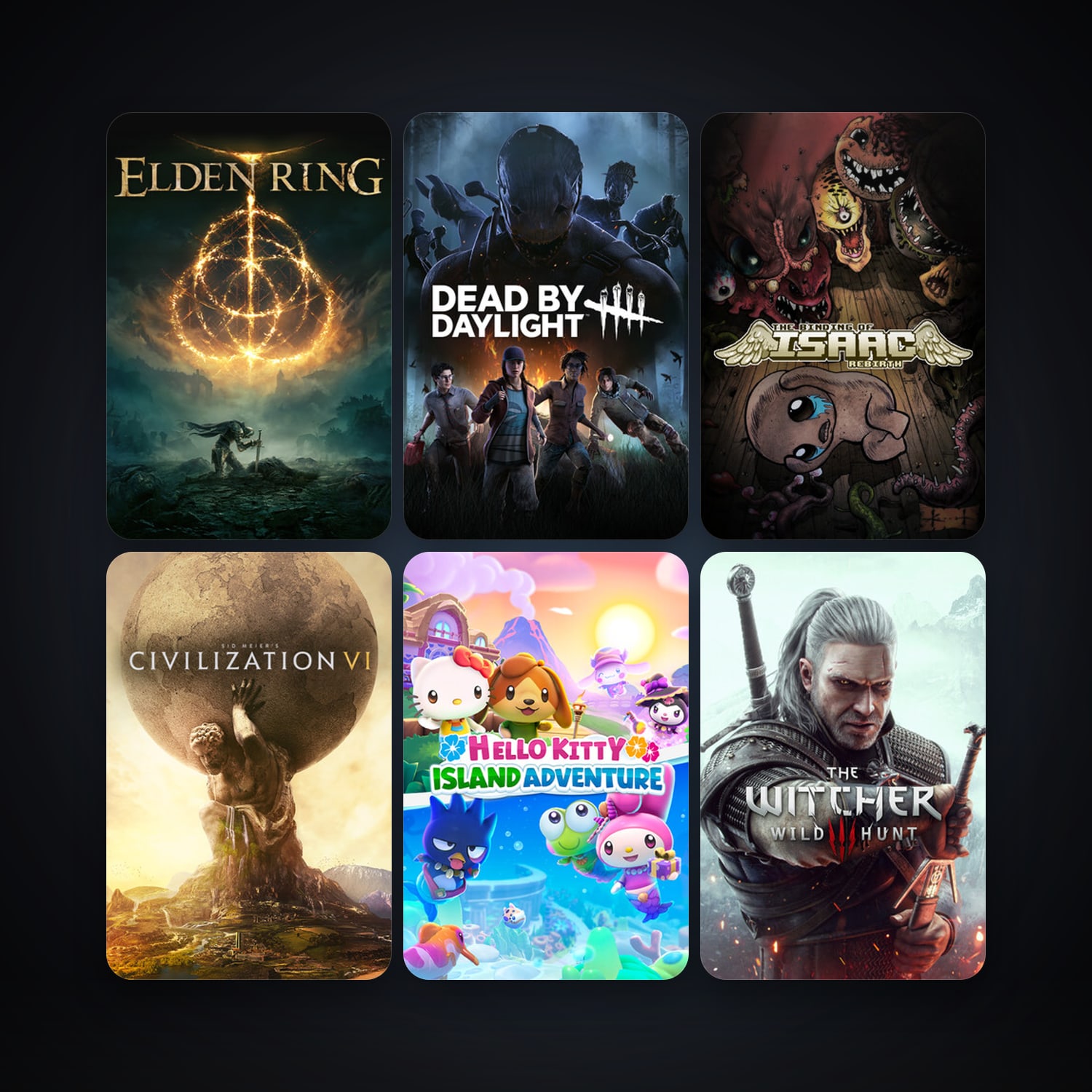 The Binding of Isaac: Rebirth + Darkest Dungeon, 103 games, Steam 10, clean — HabibiAccounts