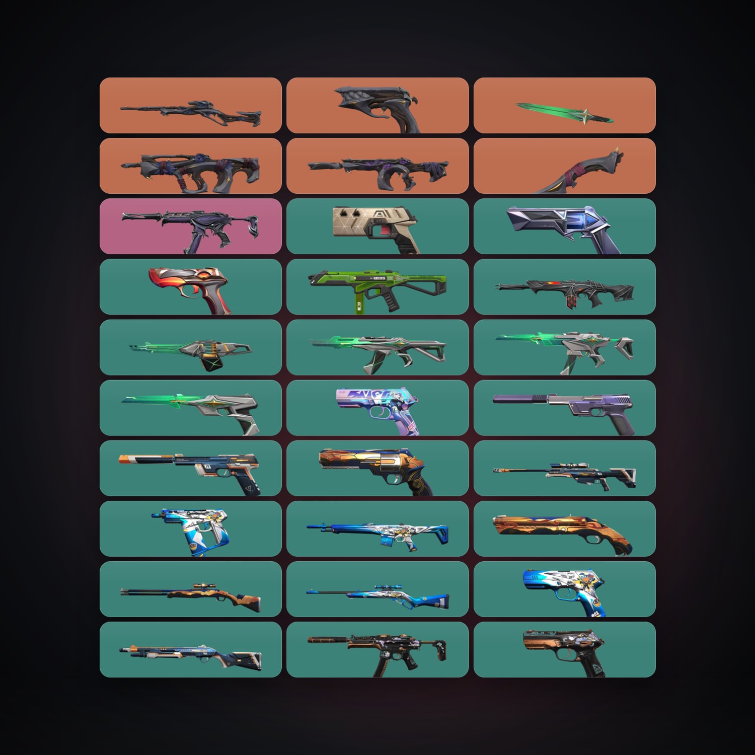 EU Iron 3 locker — 2 knives, 33 skins, lvl 169 — HabibiAccounts