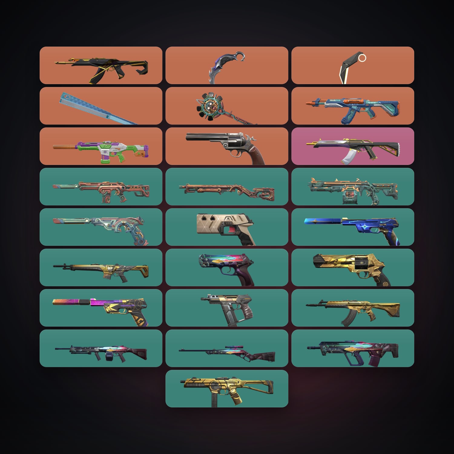 EU Silver 2 locker — 4 knives, 26 skins, lvl 131 — HabibiAccounts