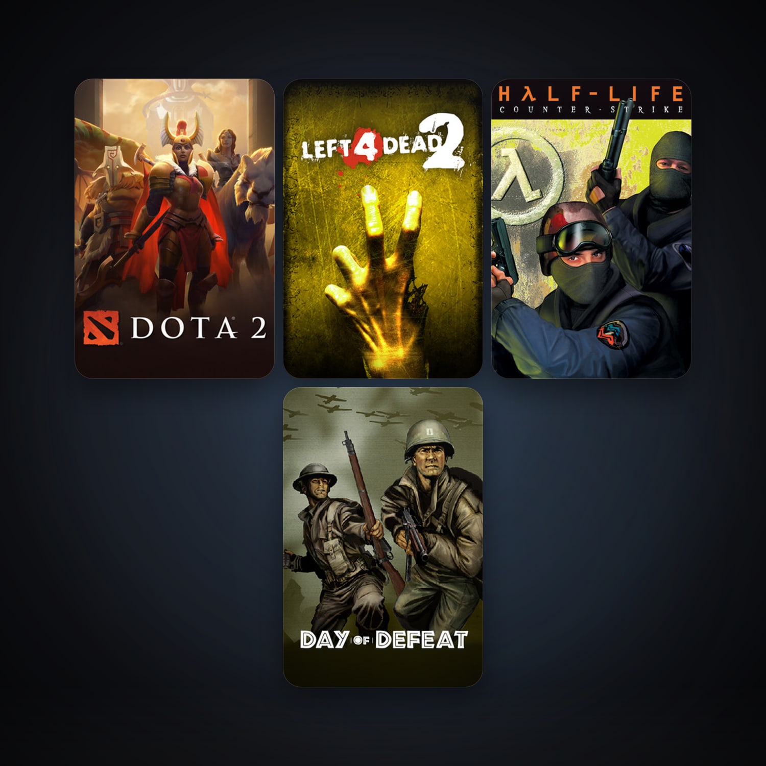 Steam account: Counter-Strike + Day of Defeat, 10 games, clean — level 8 — HabibiAccounts