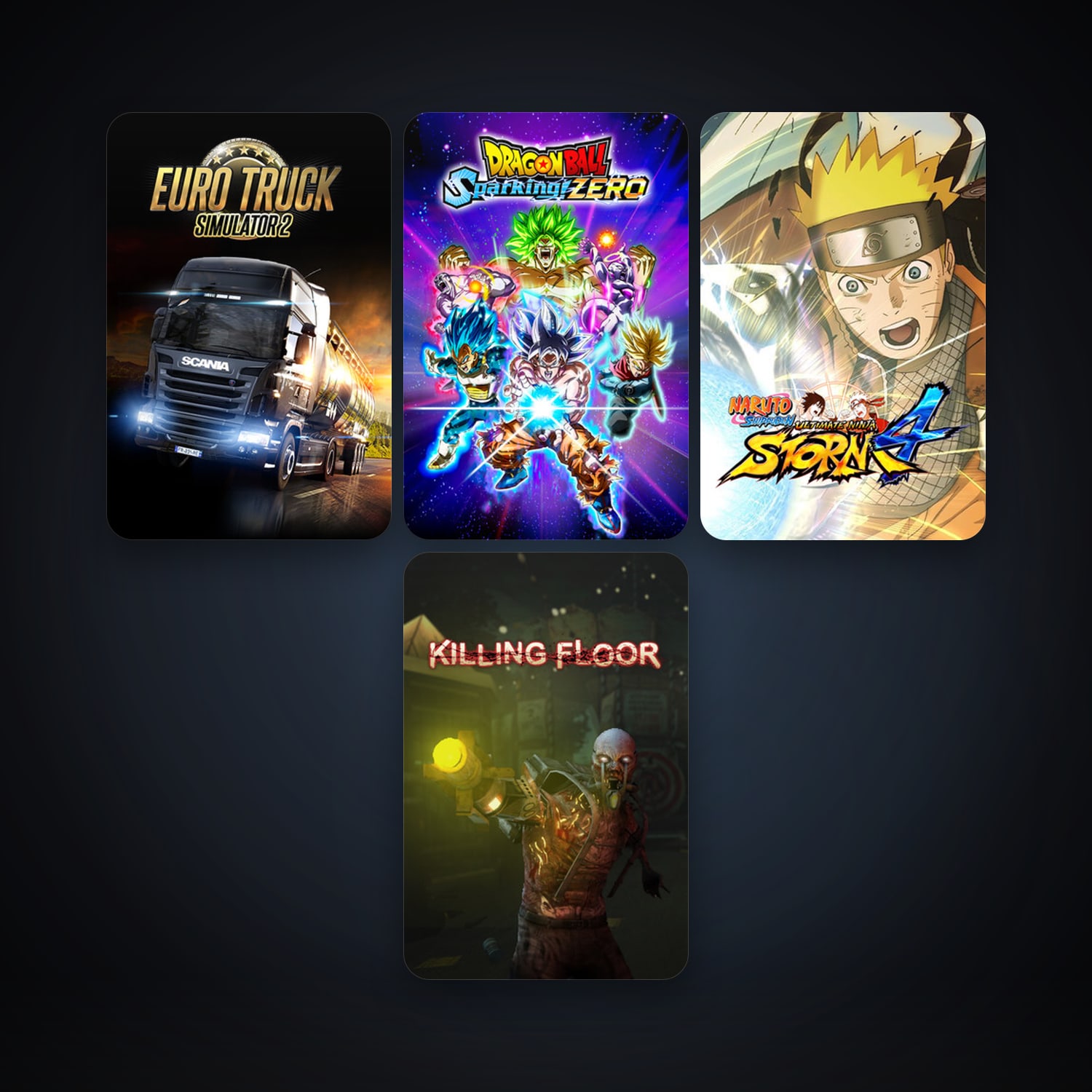 Killing Floor + Euro Truck Simulator 2, 6 games, clean — HabibiAccounts