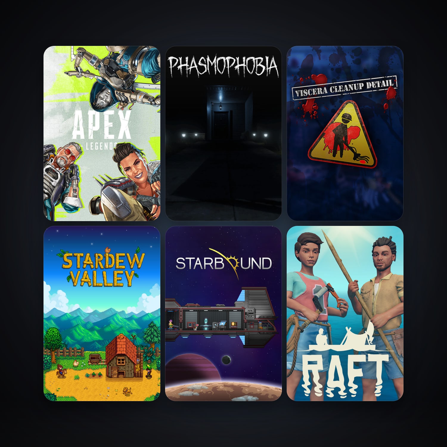 Starbound + Viscera Cleanup Detail, 14 games, clean — HabibiAccounts