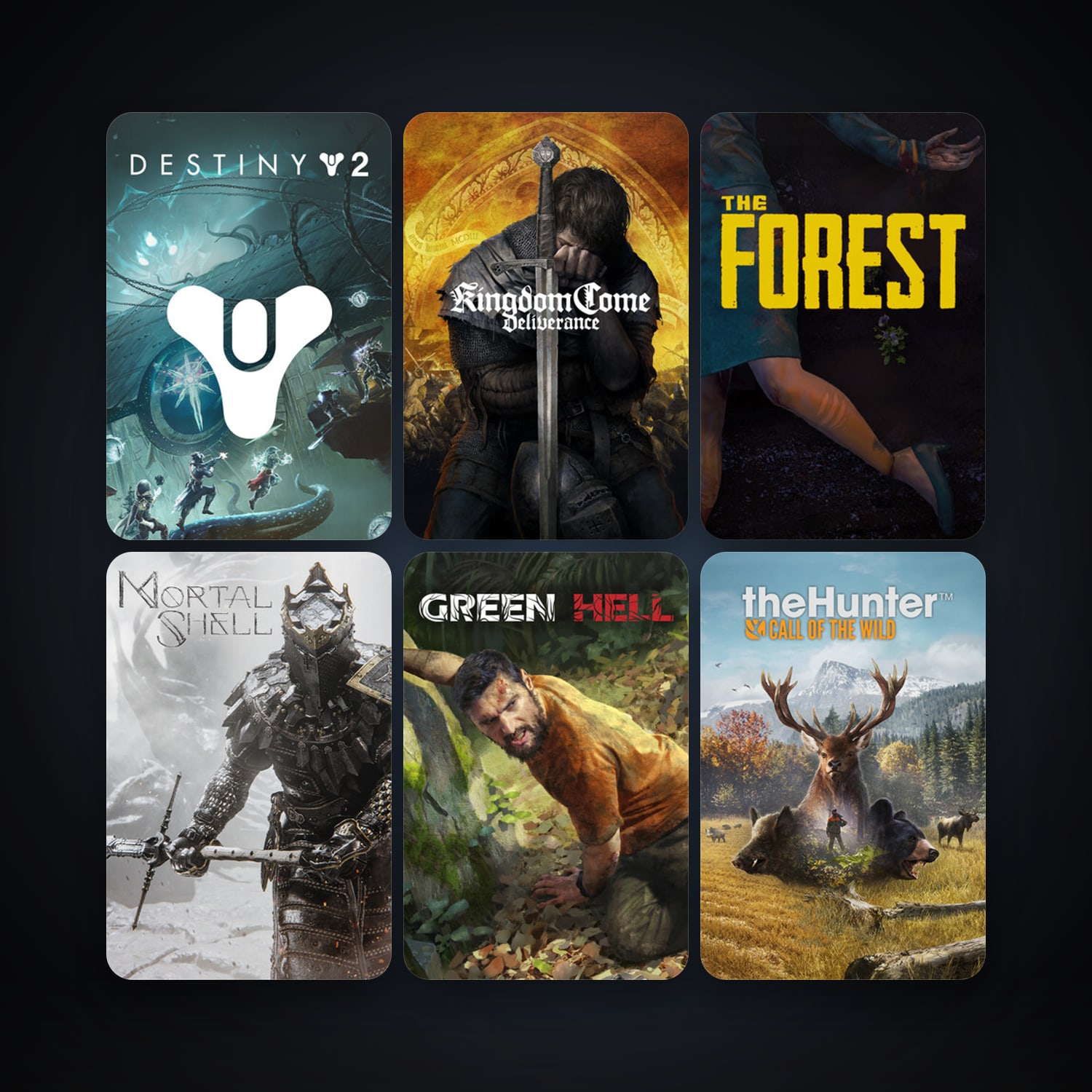 The Forest + Kingdom Come: Deliverance, 33 games, clean — HabibiAccounts