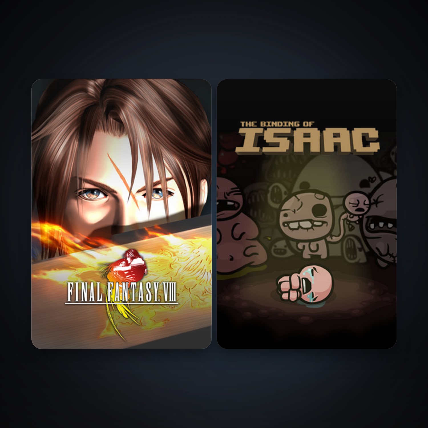 FINAL FANTASY VIII + The Binding of Isaac, 3 games, clean — HabibiAccounts