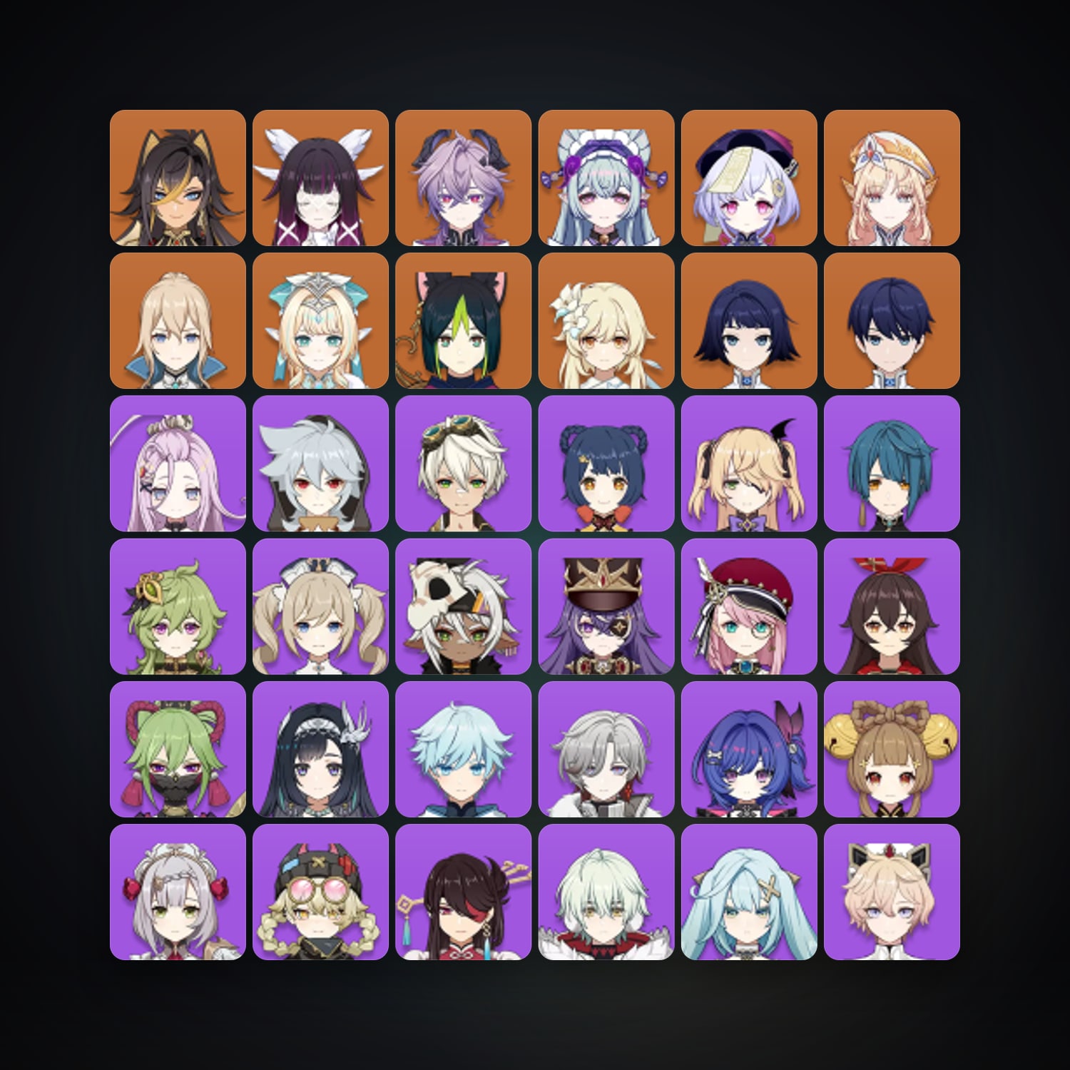 Genshin Impact | AR 53 | 49 Chars | 9× 5★ — Genshin / miHoYo Account — HabibiAccounts