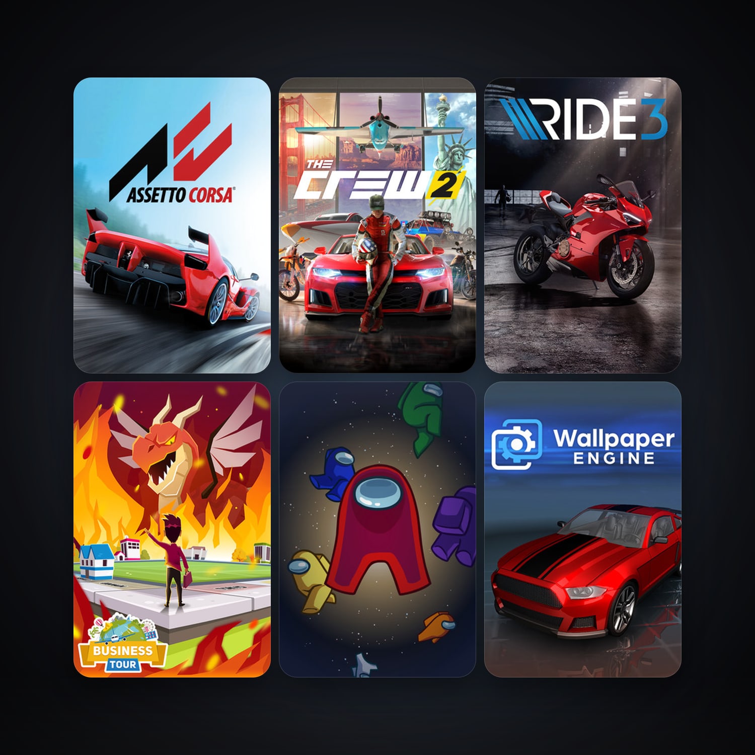 Free CS2 (No Prime) + Assetto Corsa, 16 games, clean — HabibiAccounts