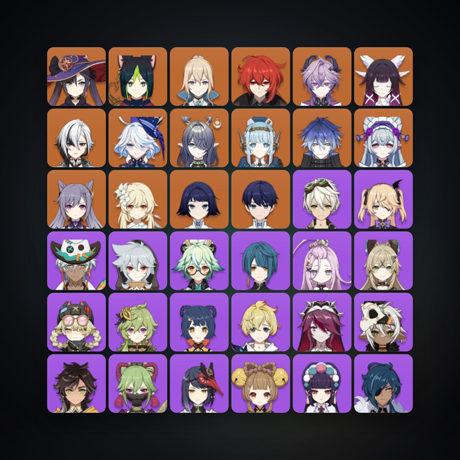 Genshin Impact | AR 58 | 59 Chars | 13× 5★ — Genshin / miHoYo Account — HabibiAccounts