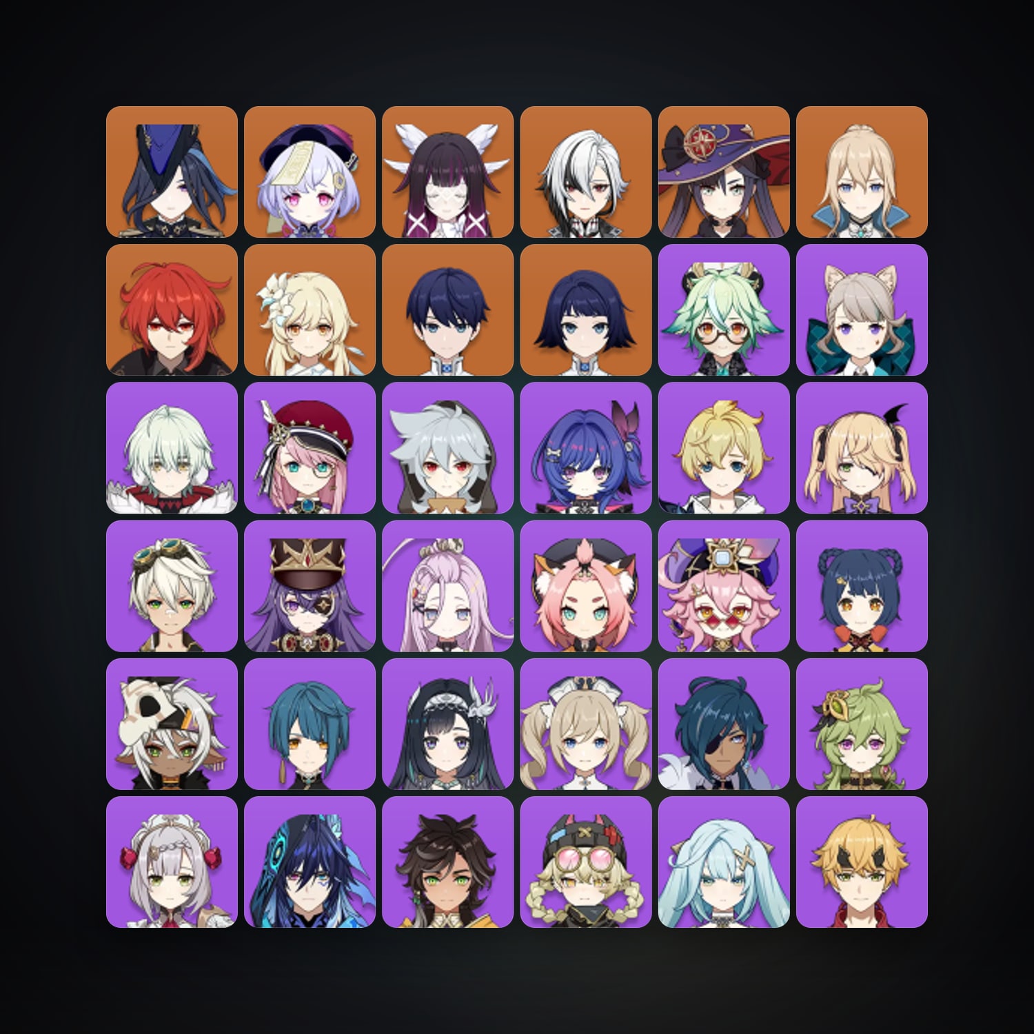 Genshin Impact | AR 56 | 38 Chars | 7× 5★ — Genshin / miHoYo Account — HabibiAccounts