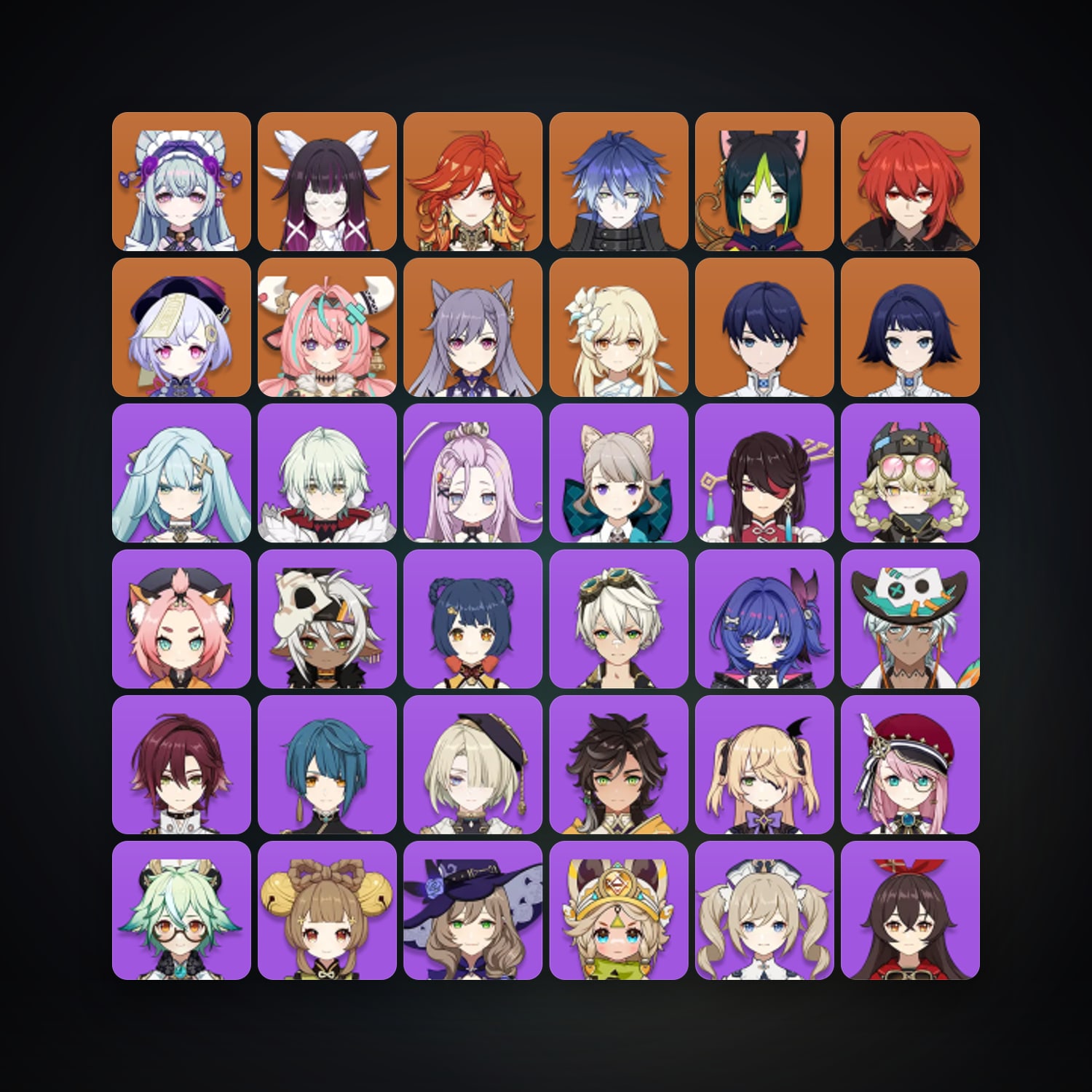 جينشن إمباكت | AR 56 | 44 شخصية | 9× 5★ — HabibiAccounts