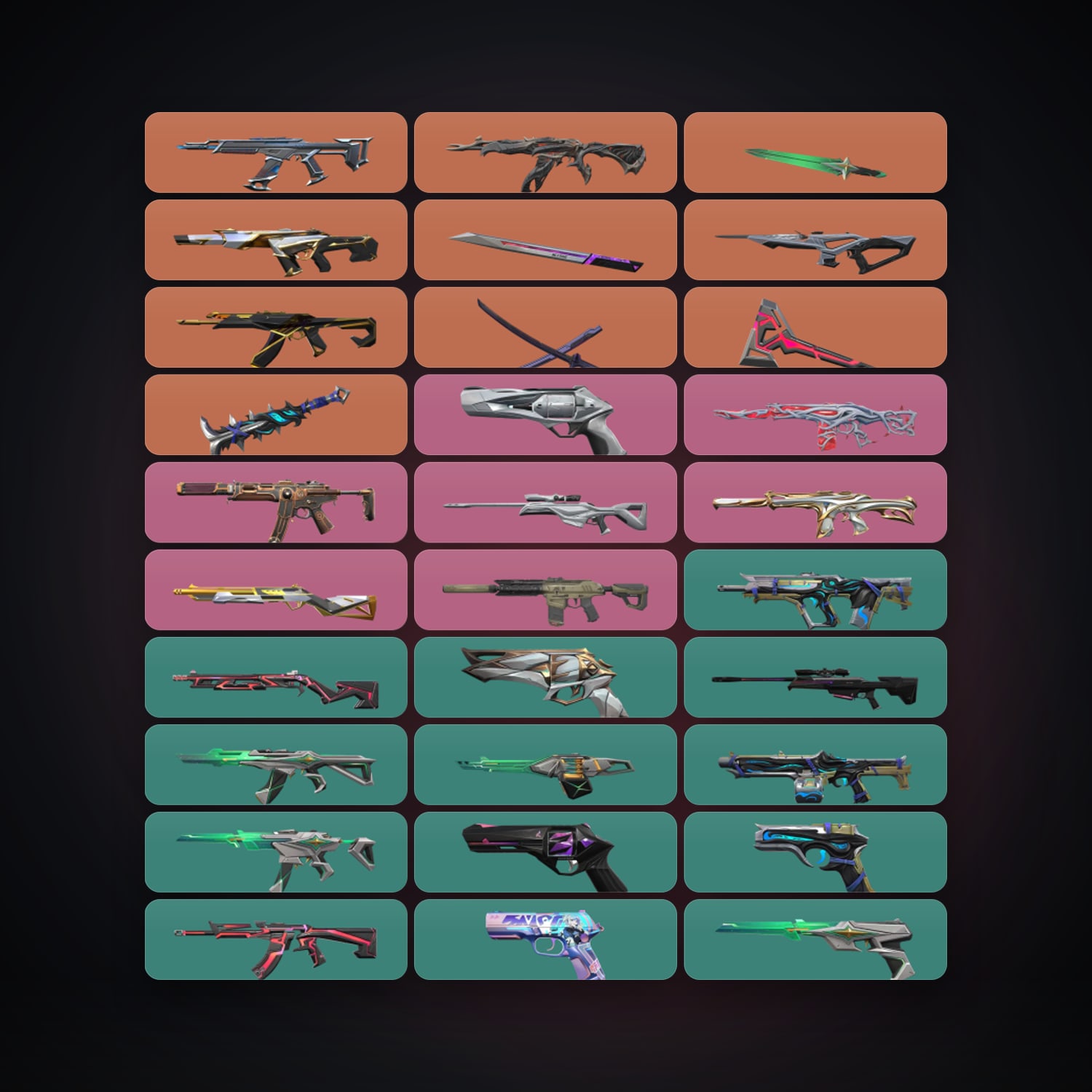 BR Plat 1 locker — 5 knives, 77 skins, lvl 274 — HabibiAccounts
